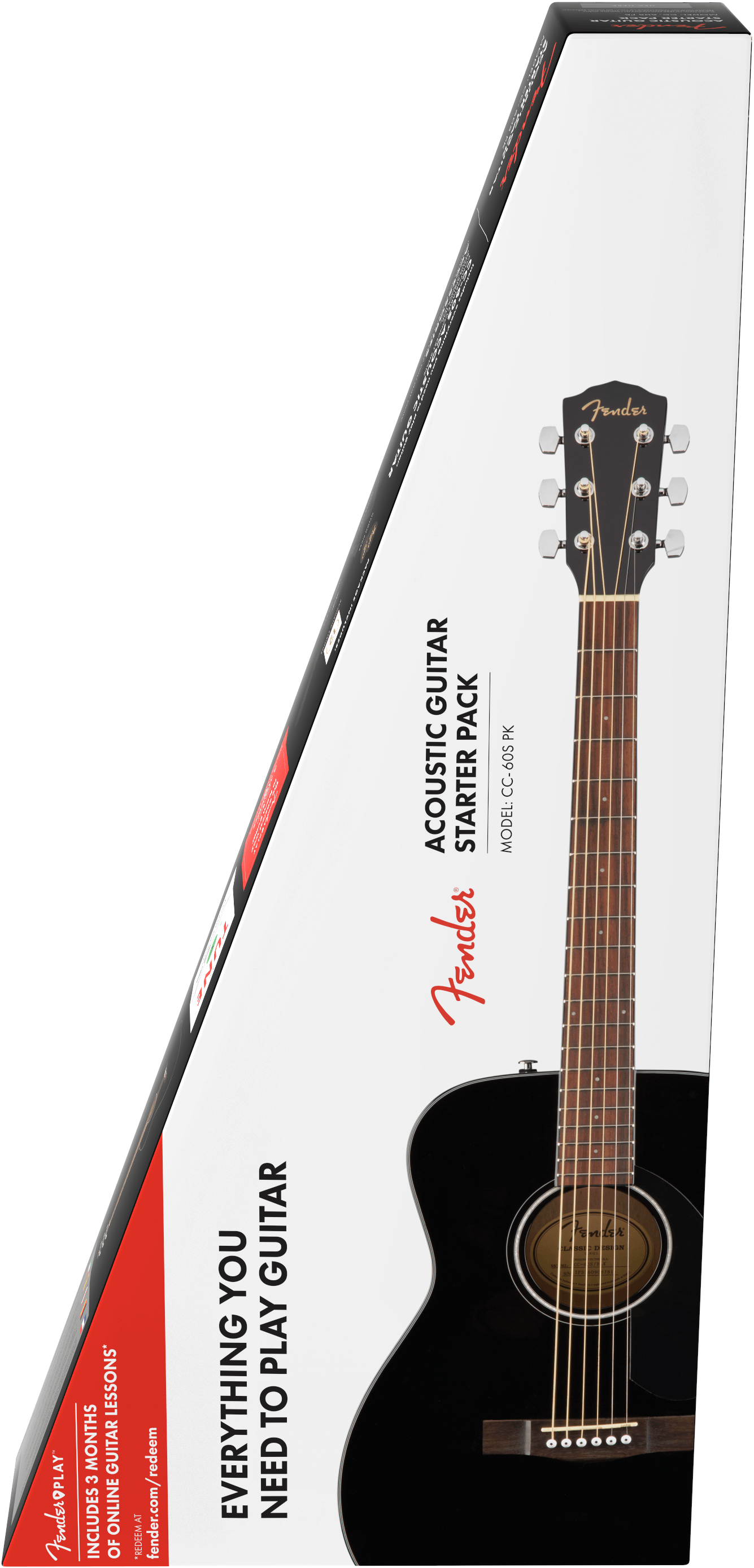 Fender CC-60S Concert Pack V2 | Black Starter Package – The Pied 