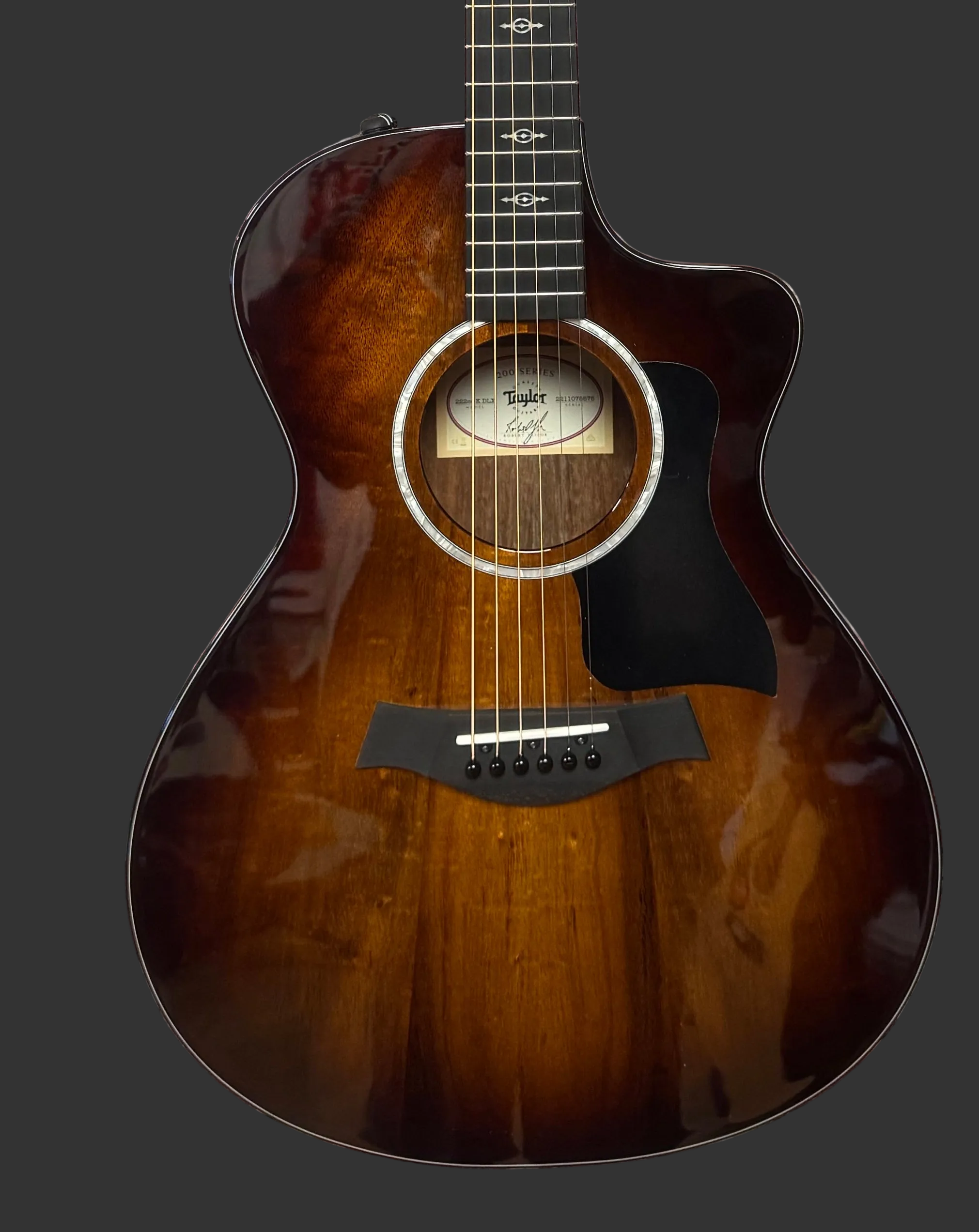 Taylor 222ce-K DLX All-Koa Acoustic/Electric Guitar - Premium