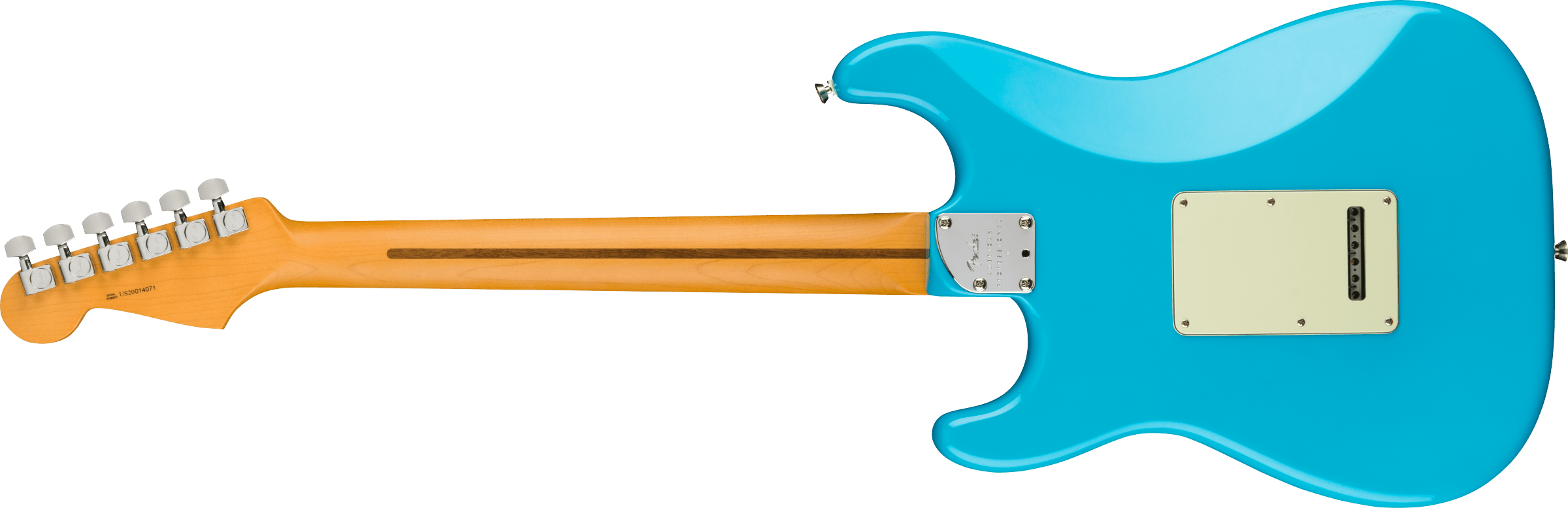 Image of Fender American Professional II Stratocaster Miami Blue Rosewood Fingerboard with Hardshell Case