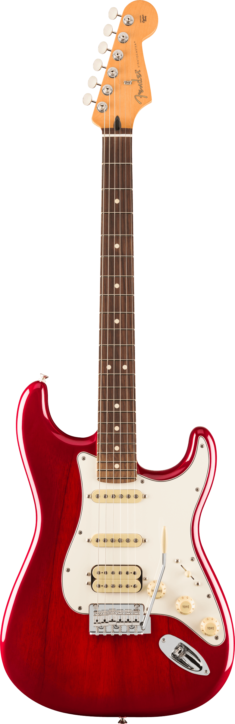 Image of FENDER Player II Stratocaster® HSS, Rosewood Fingerboard, Transparent Cherry Burst