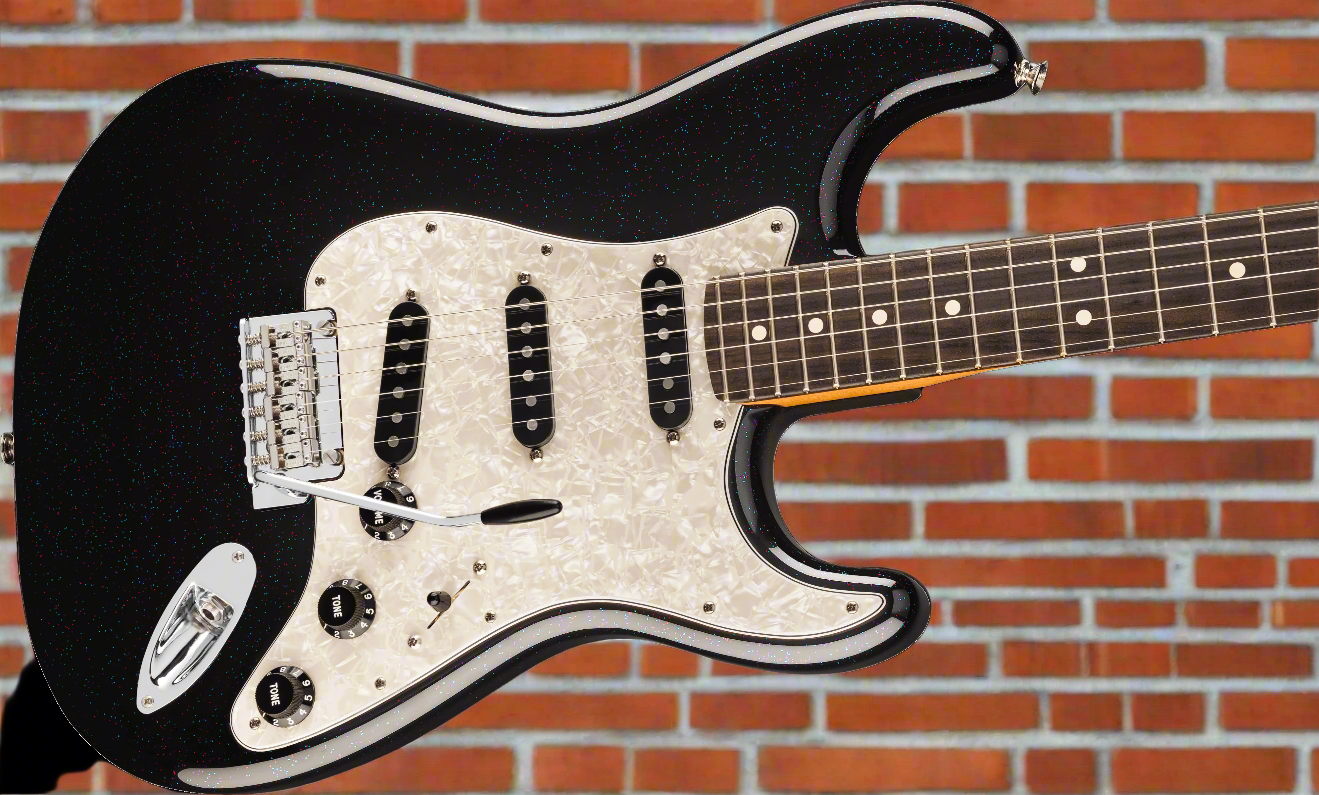 Image of FENDER 70th Anniversary Player Stratocaster®, Rosewood Fingerboard, Nebula Noir