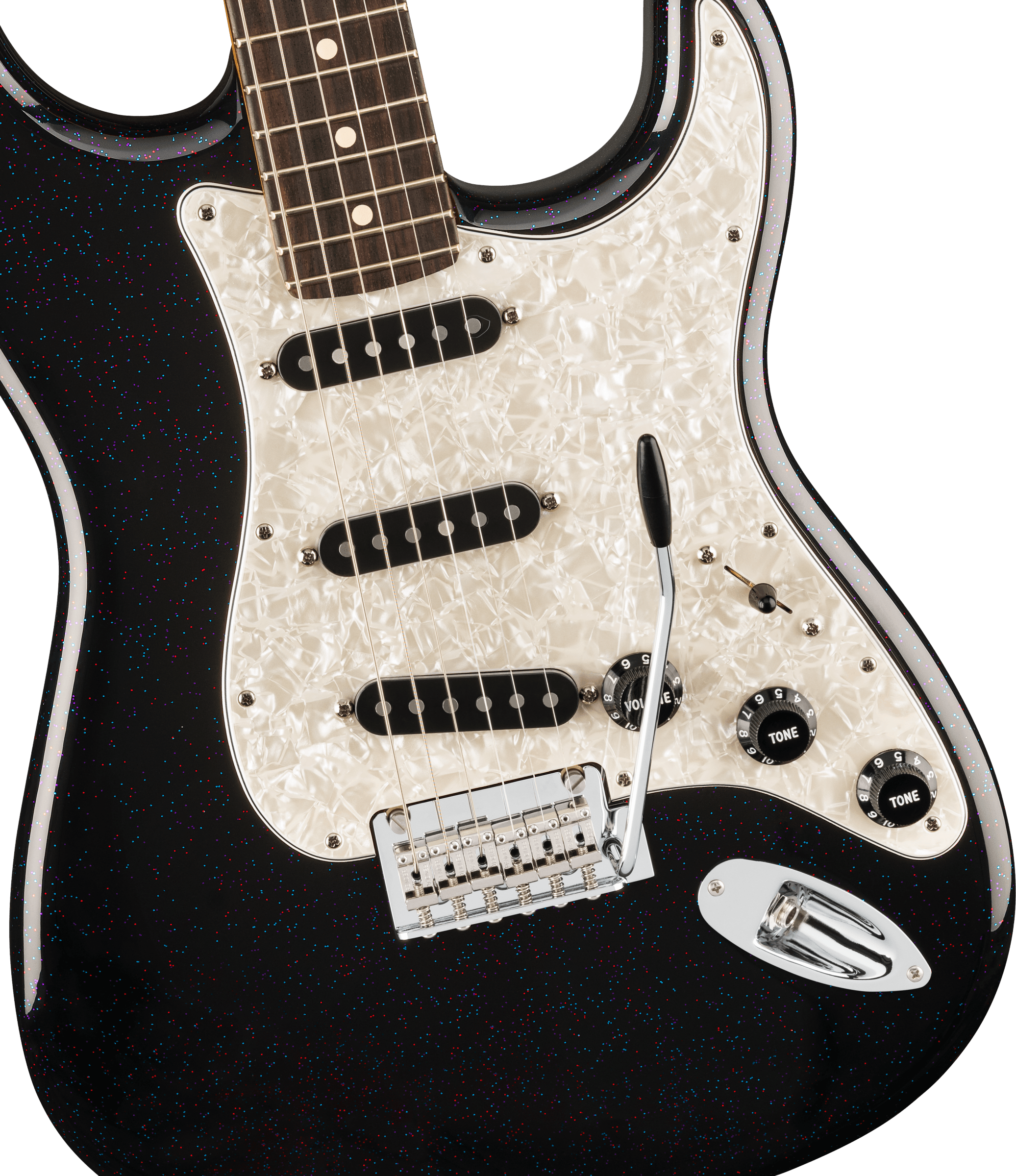 Image of FENDER 70th Anniversary Player Stratocaster®, Rosewood Fingerboard, Nebula Noir