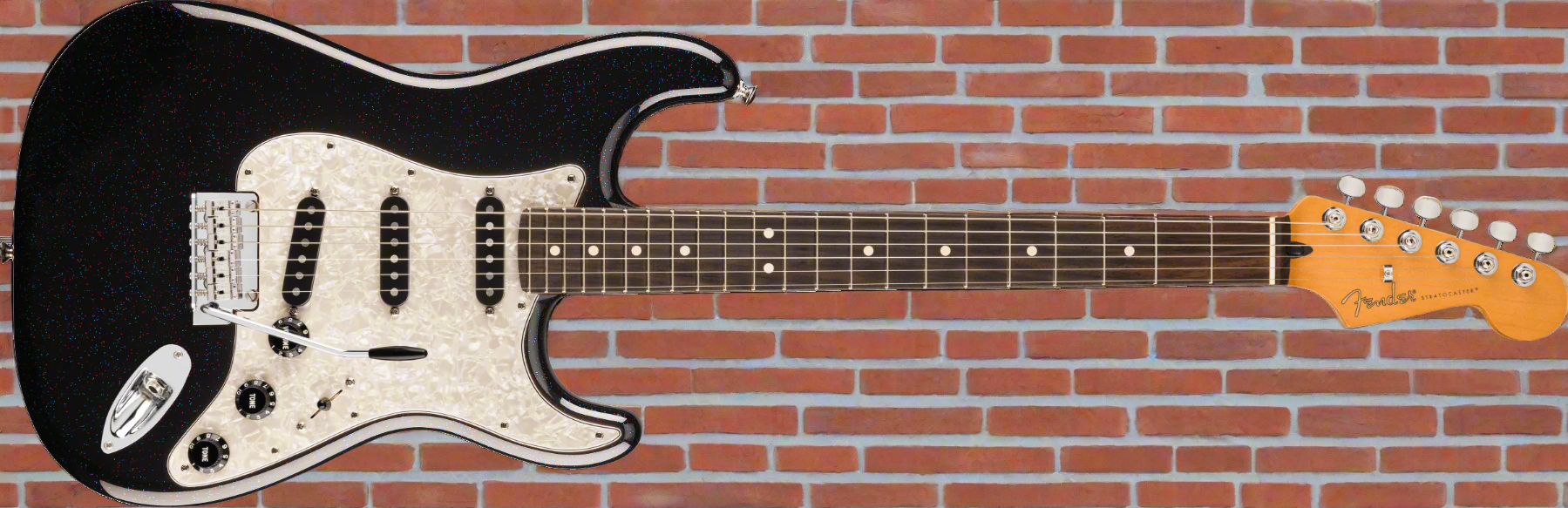 Image of FENDER 70th Anniversary Player Stratocaster®, Rosewood Fingerboard, Nebula Noir