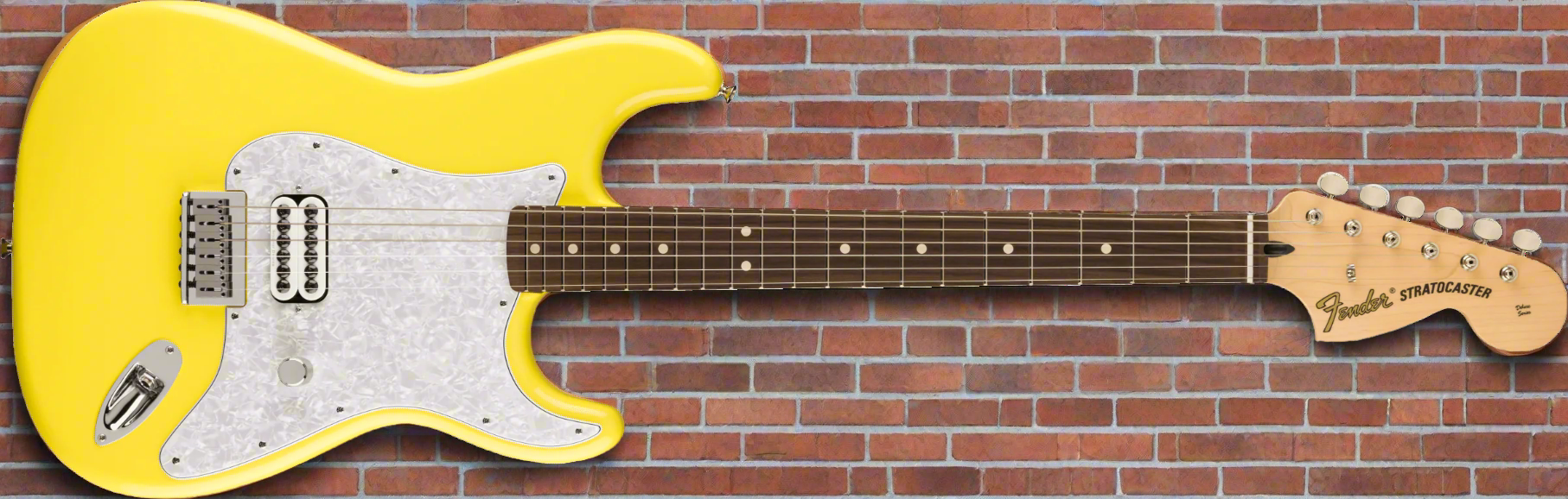 Image of FENDER Limited Tom DeLonge Stratocaster® Graffiti Yellow