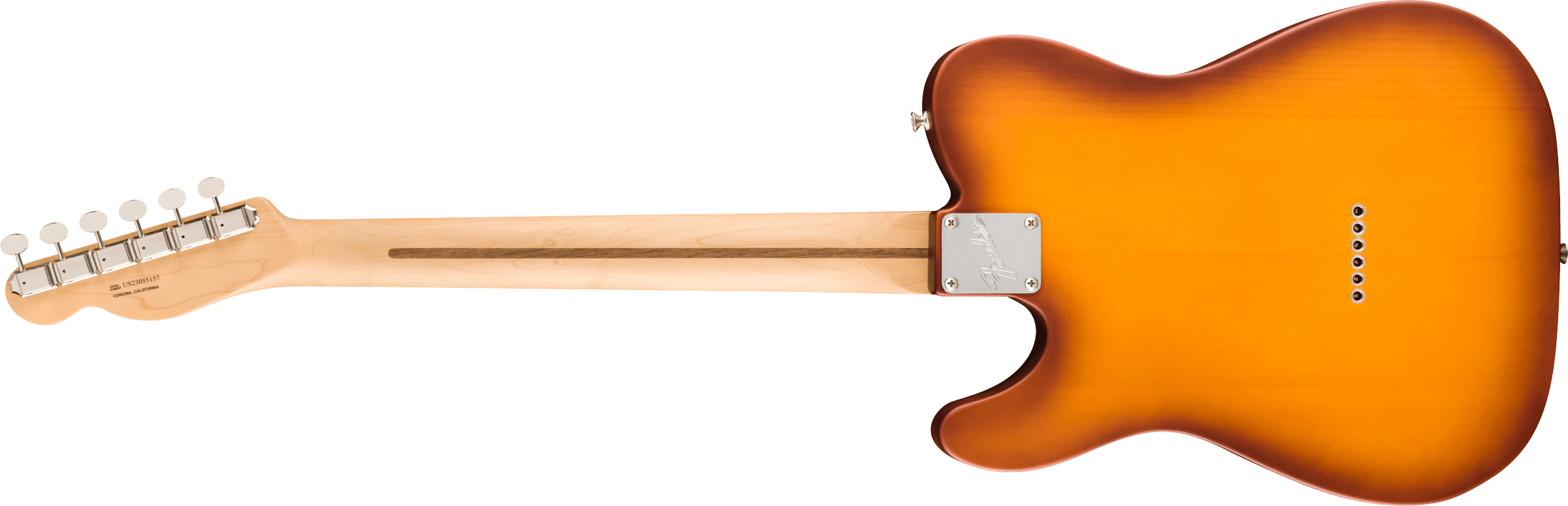 Image of FENDER American Performer “Timber” Telecaster®, All Spruce Body, Maple Fingerboard, Satin Honey Burst