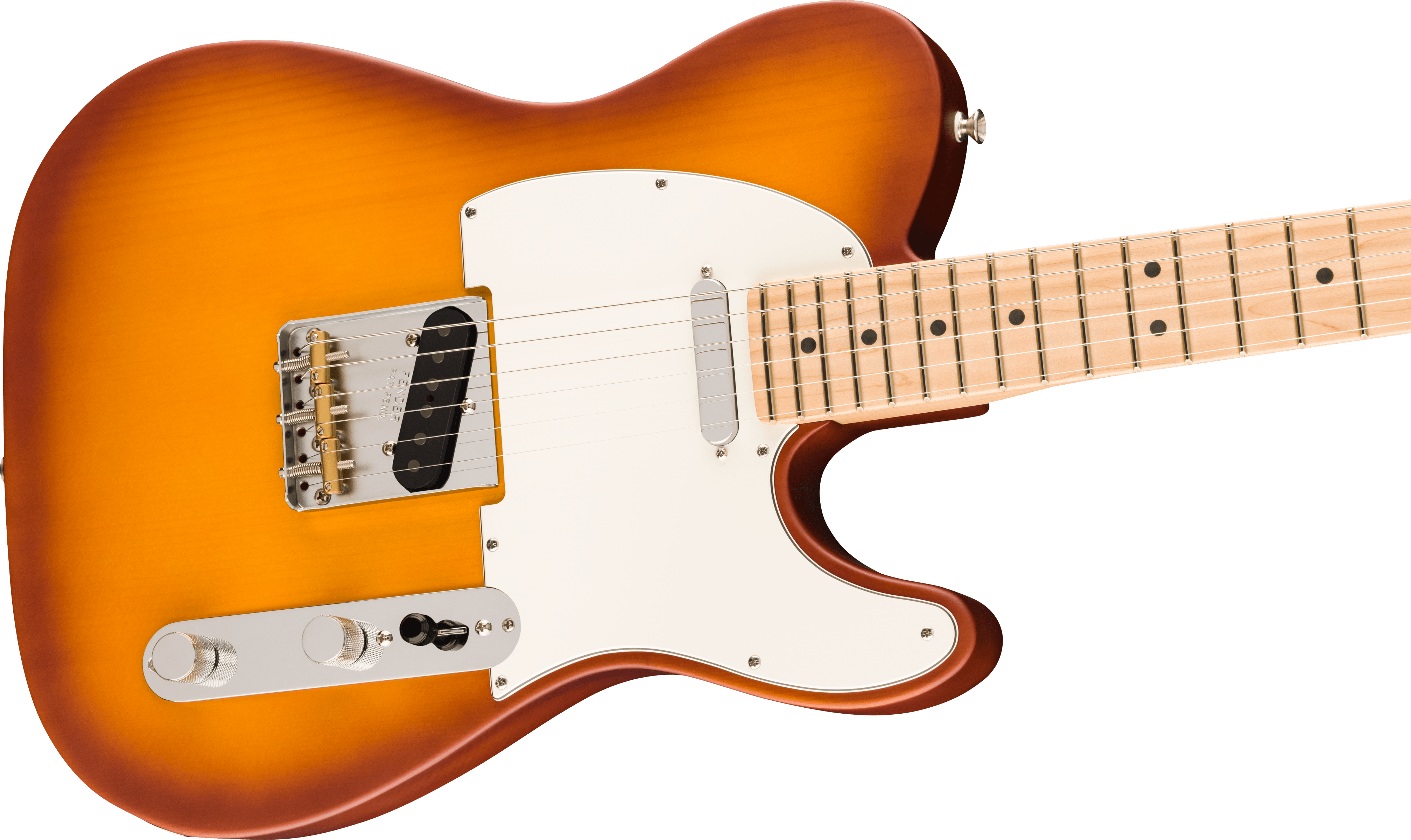 Image of FENDER American Performer “Timber” Telecaster®, All Spruce Body, Maple Fingerboard, Satin Honey Burst