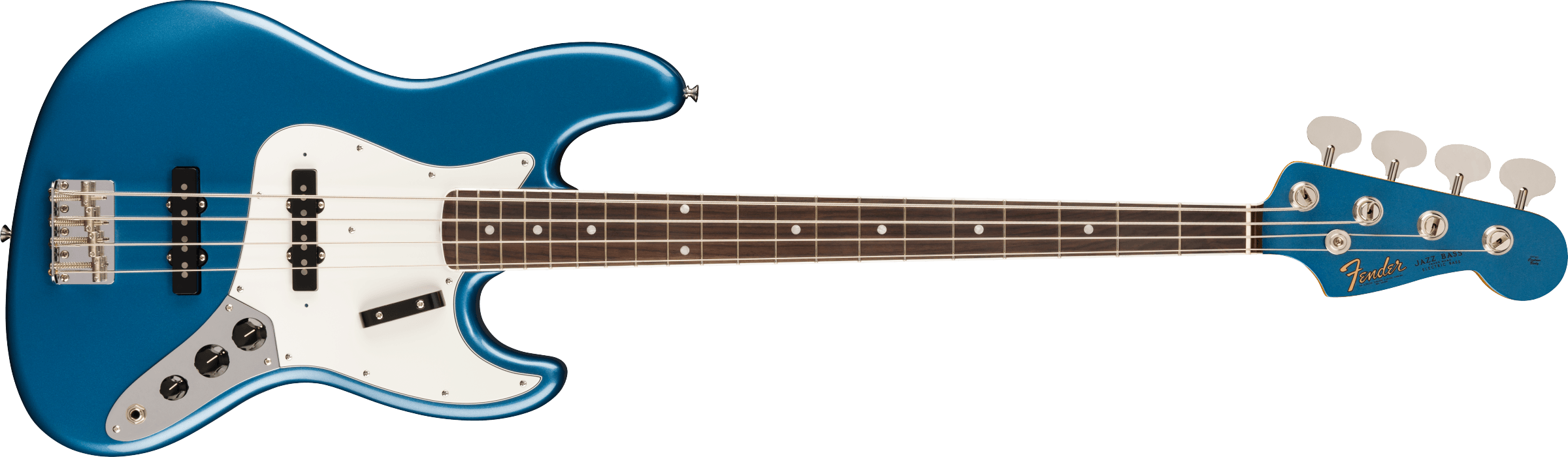 Image of Fender American Vintage II 1966 Jazz Bass - Lake Placid Blue with Rosewood Fingerboard
