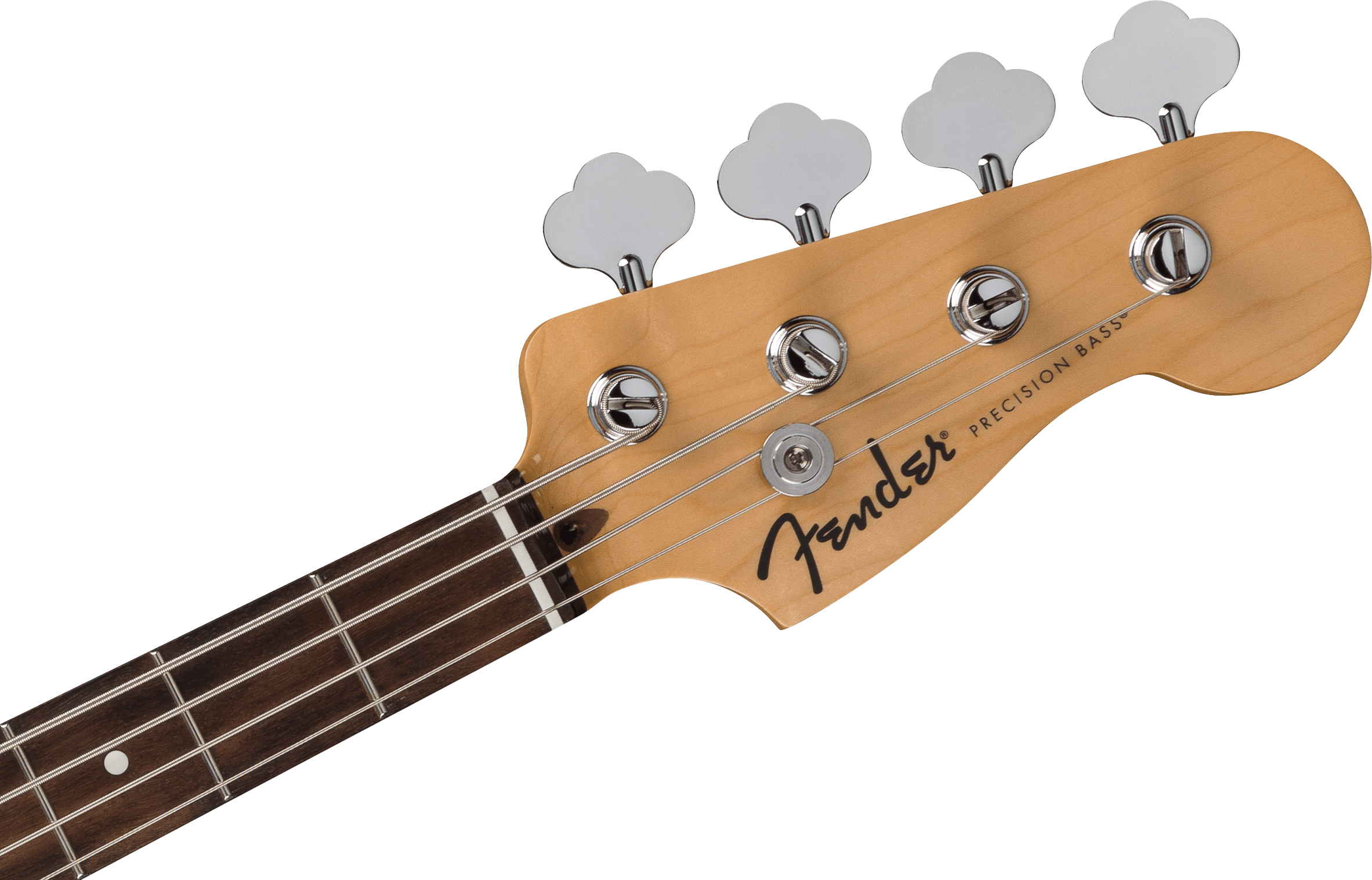 Image of Fender Standard Precision Bass - Black with Laurel Fingerboard