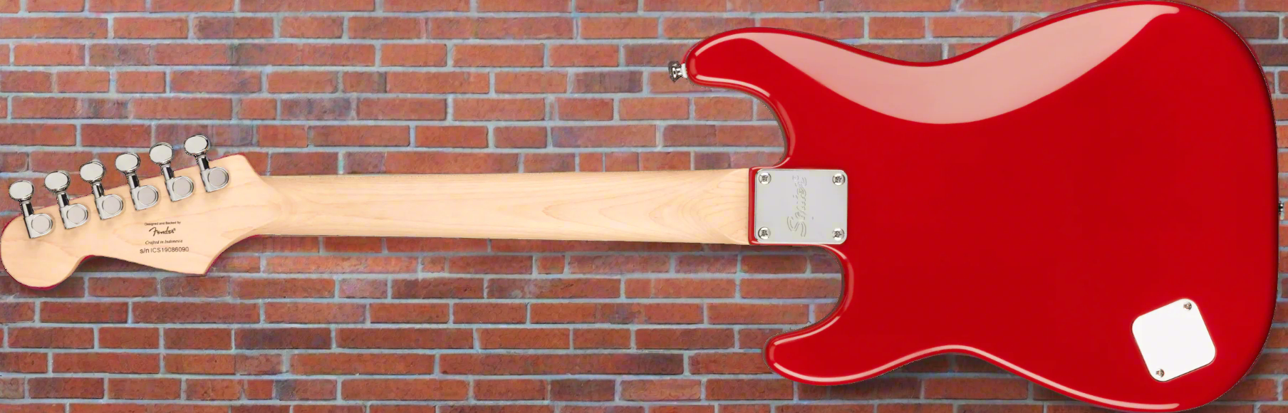 Image of Mini Stratocaster®, Laurel Fingerboard, White Pickguard, Dakota Red