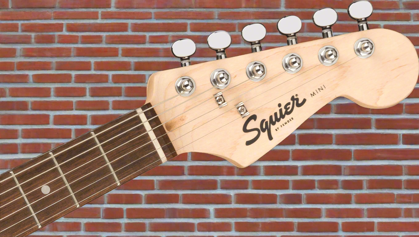 Image of Mini Stratocaster®, Laurel Fingerboard, White Pickguard, Dakota Red