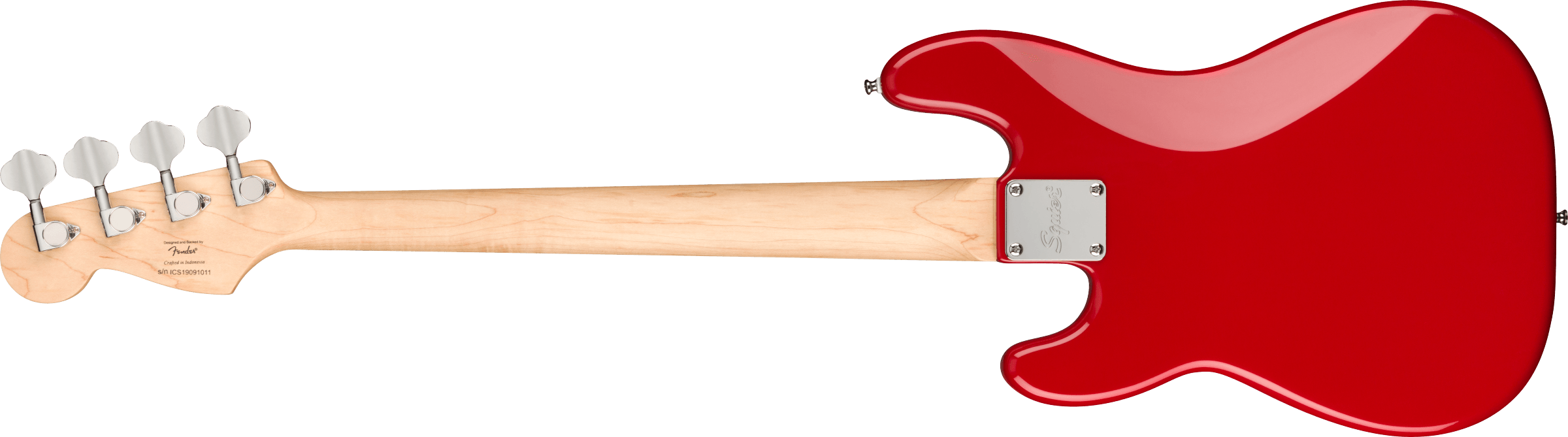 Image of Squier Mini Precision Bass - Dakota Red with Laurel Fingerboard