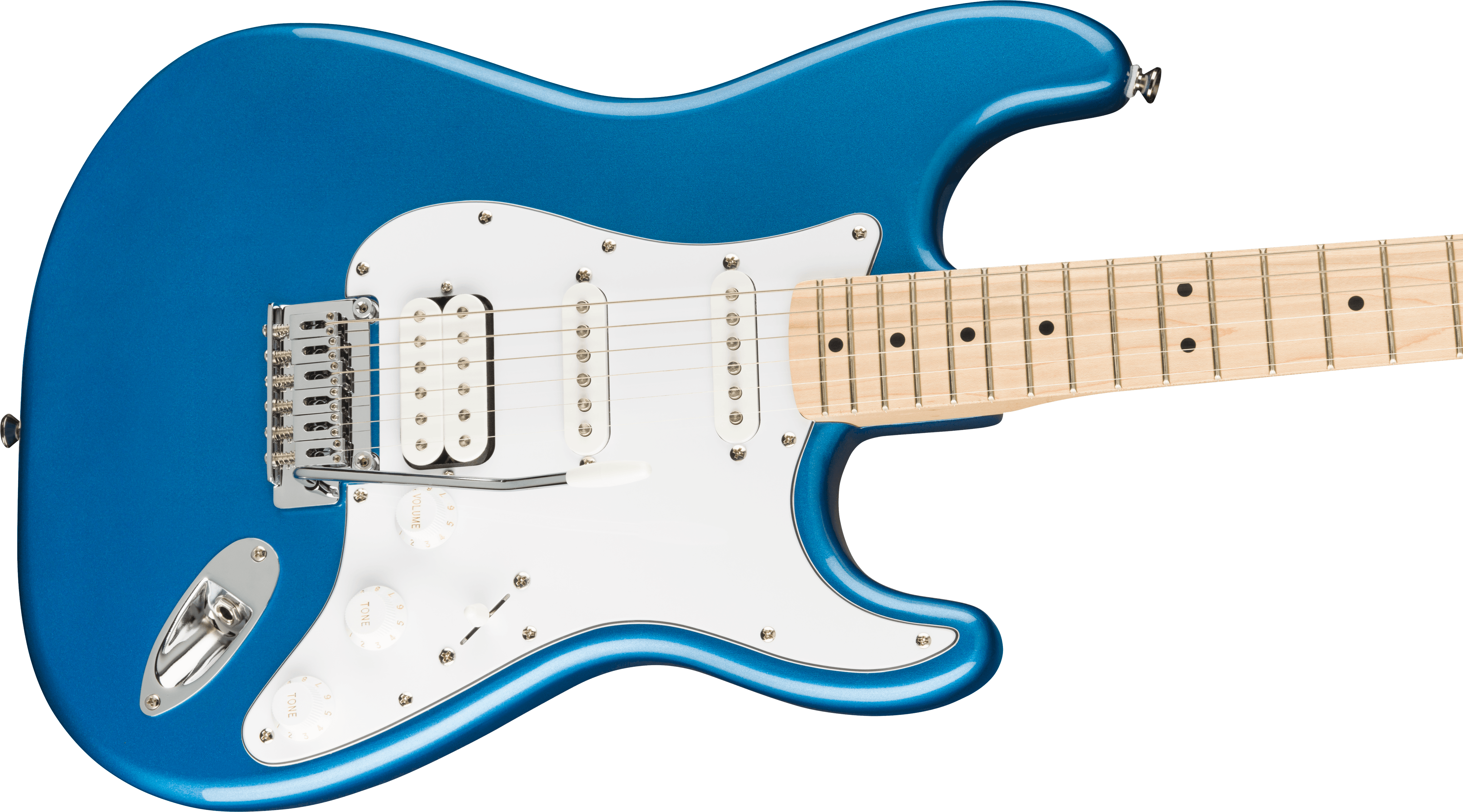 Image of FENDER Affinity Series™ Stratocaster® HSS Pack, Maple Fingerboard, Lake Placid Blue, Gig Bag, 15G - 120V