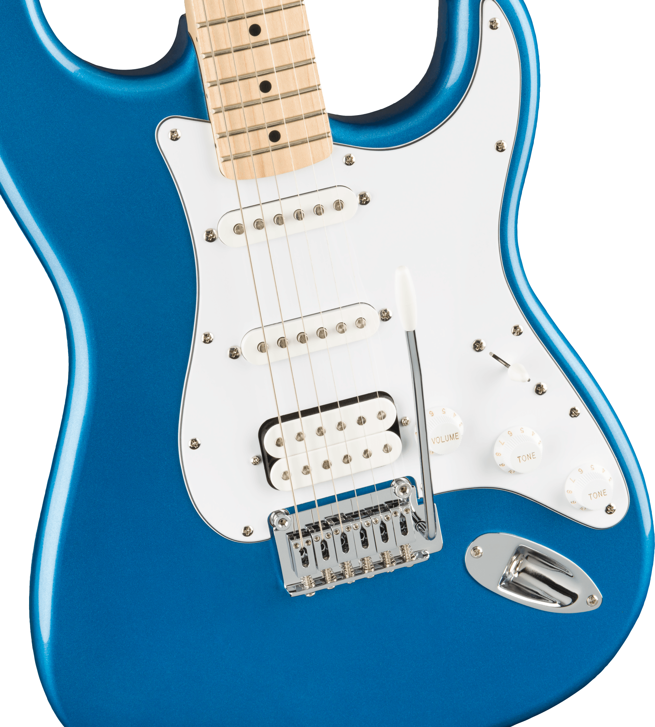 Image of FENDER Affinity Series™ Stratocaster® HSS Pack, Maple Fingerboard, Lake Placid Blue, Gig Bag, 15G - 120V