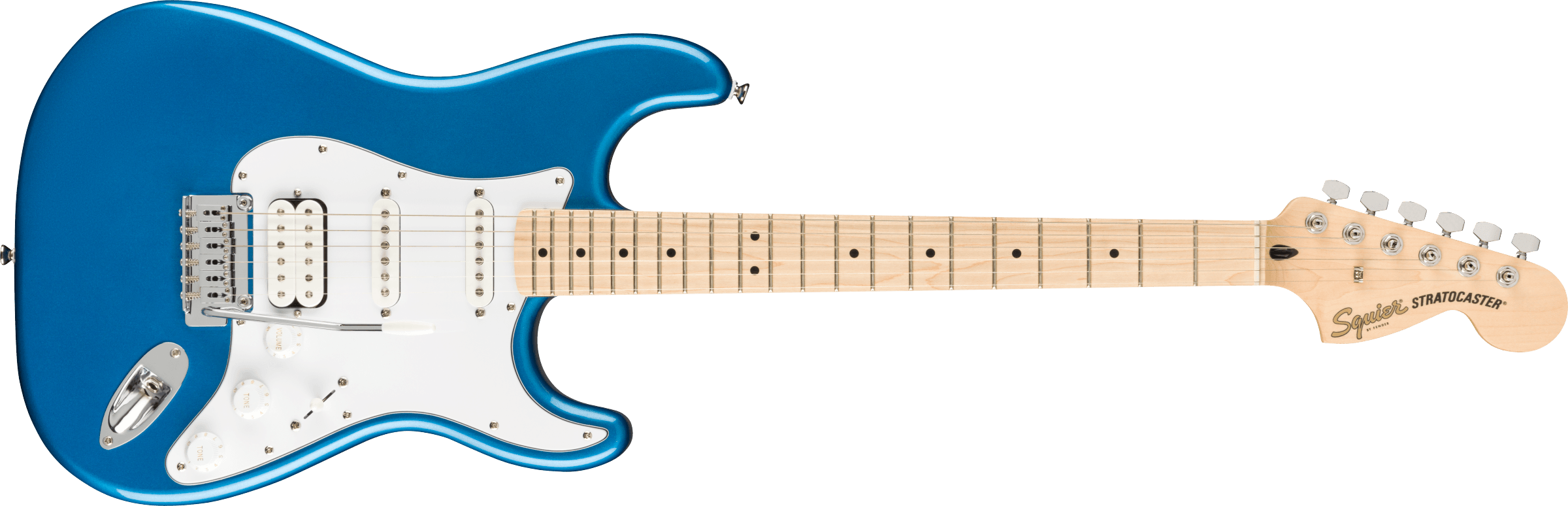 Image of FENDER Affinity Series™ Stratocaster® HSS Pack, Maple Fingerboard, Lake Placid Blue, Gig Bag, 15G - 120V