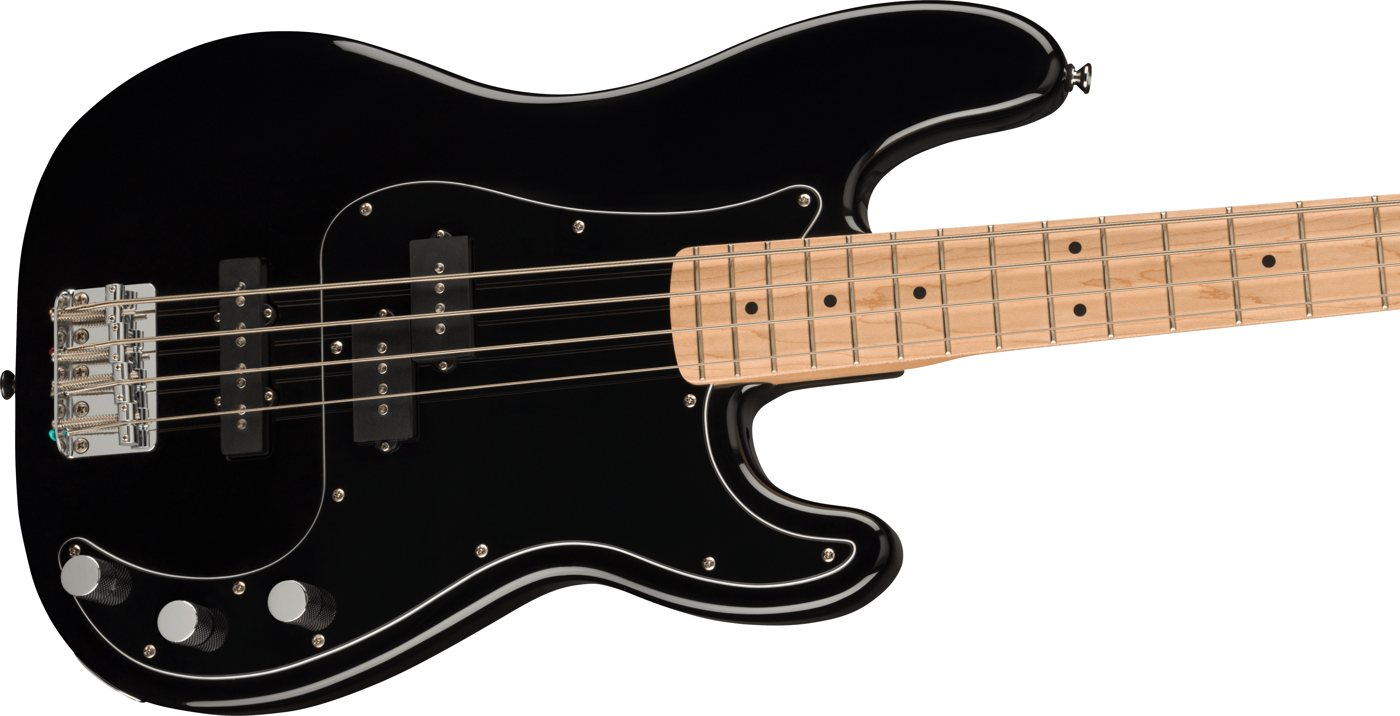 Image of FENDER Affinity Series™ Precision Bass® PJ Pack, Maple Fingerboard, Black, Gig Bag, Rumble 15 - 120V