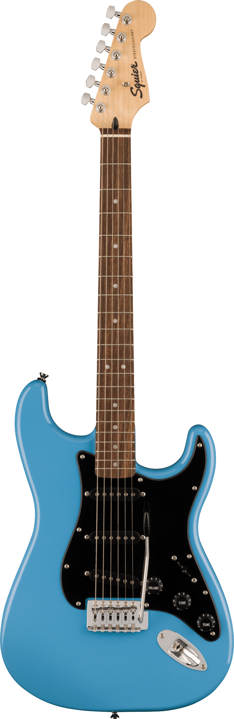 Squier Sonic® Stratocaster®, Laurel Fingerboard, Black Pickguard, California Blue