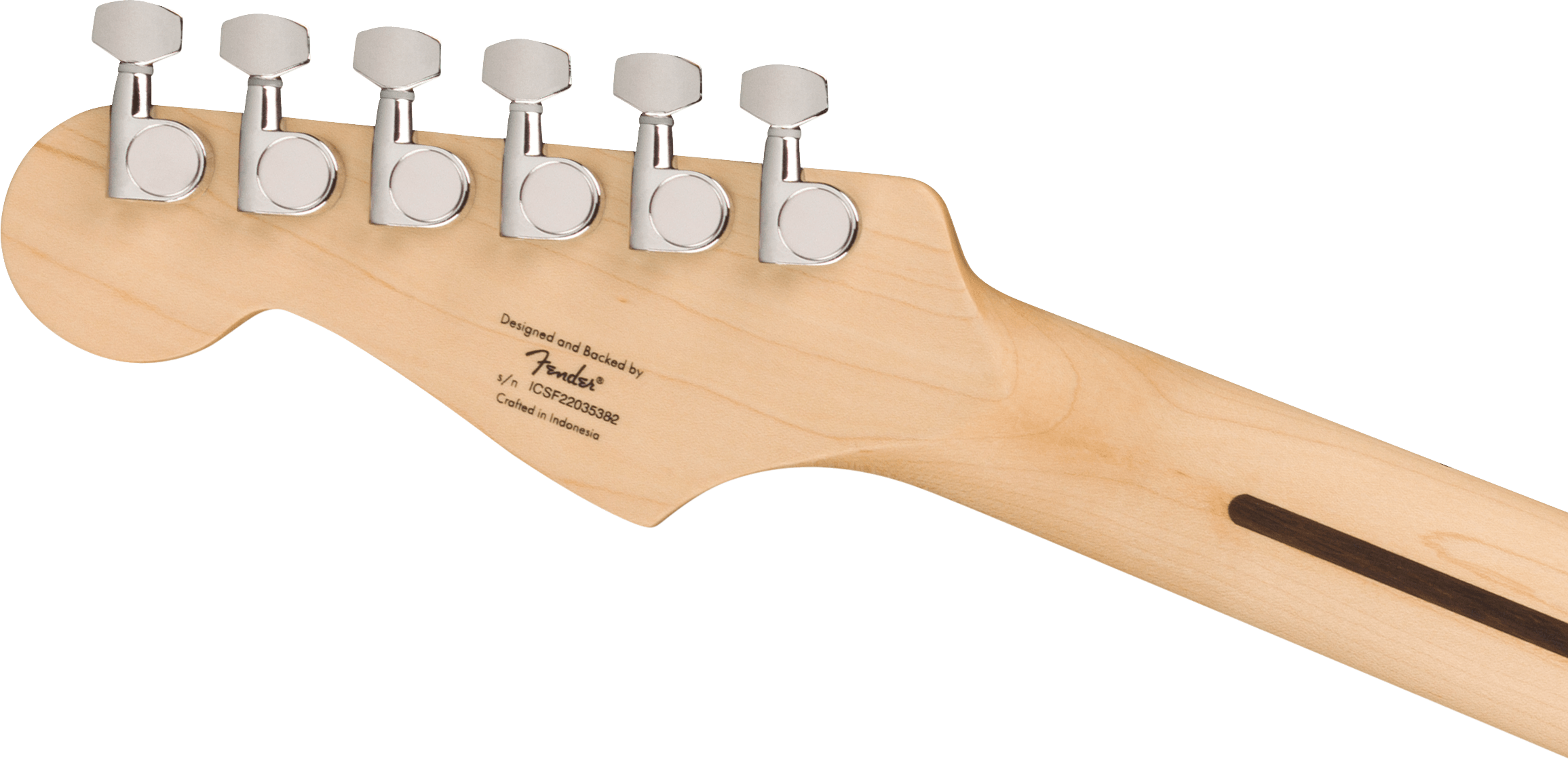 Image of FENDER Squier Sonic® Stratocaster®, Maple Fingerboard, White Pickguard, Black