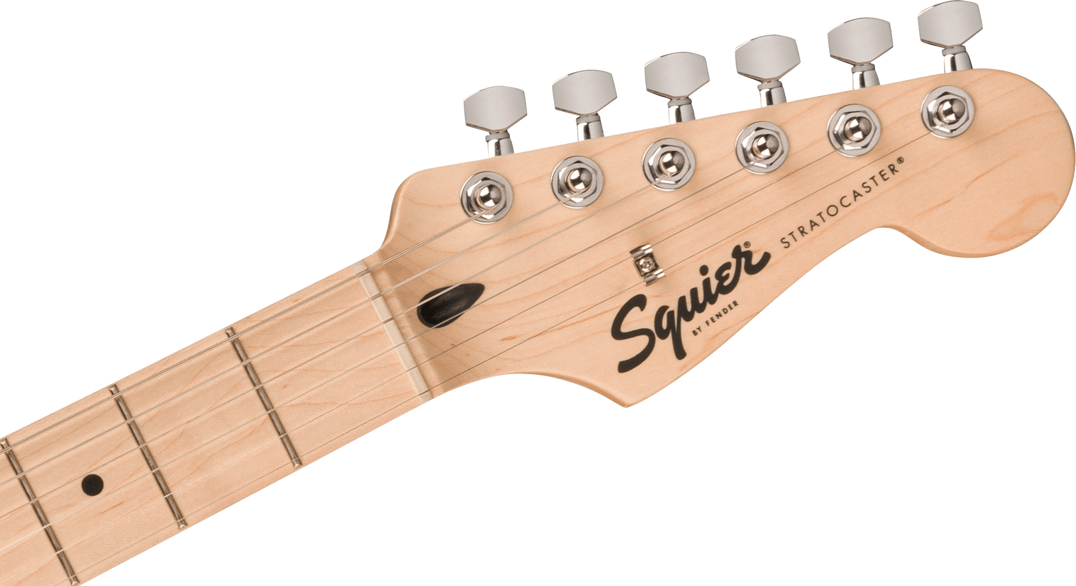 Image of FENDER Squier Sonic® Stratocaster®, Maple Fingerboard, White Pickguard, Black