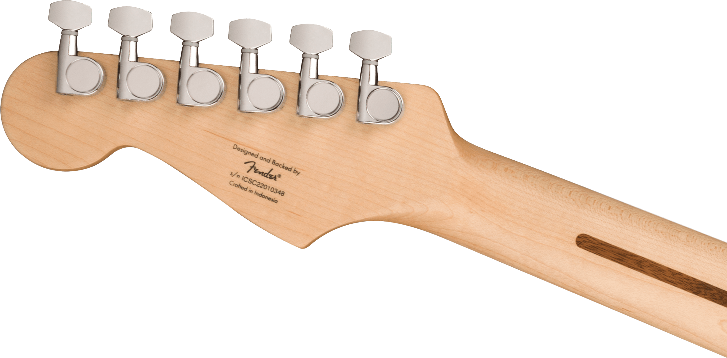 Image of FENDER Squier Sonic® Stratocaster® HSS, Maple Fingerboard, White Pickguard, Tahitian Coral