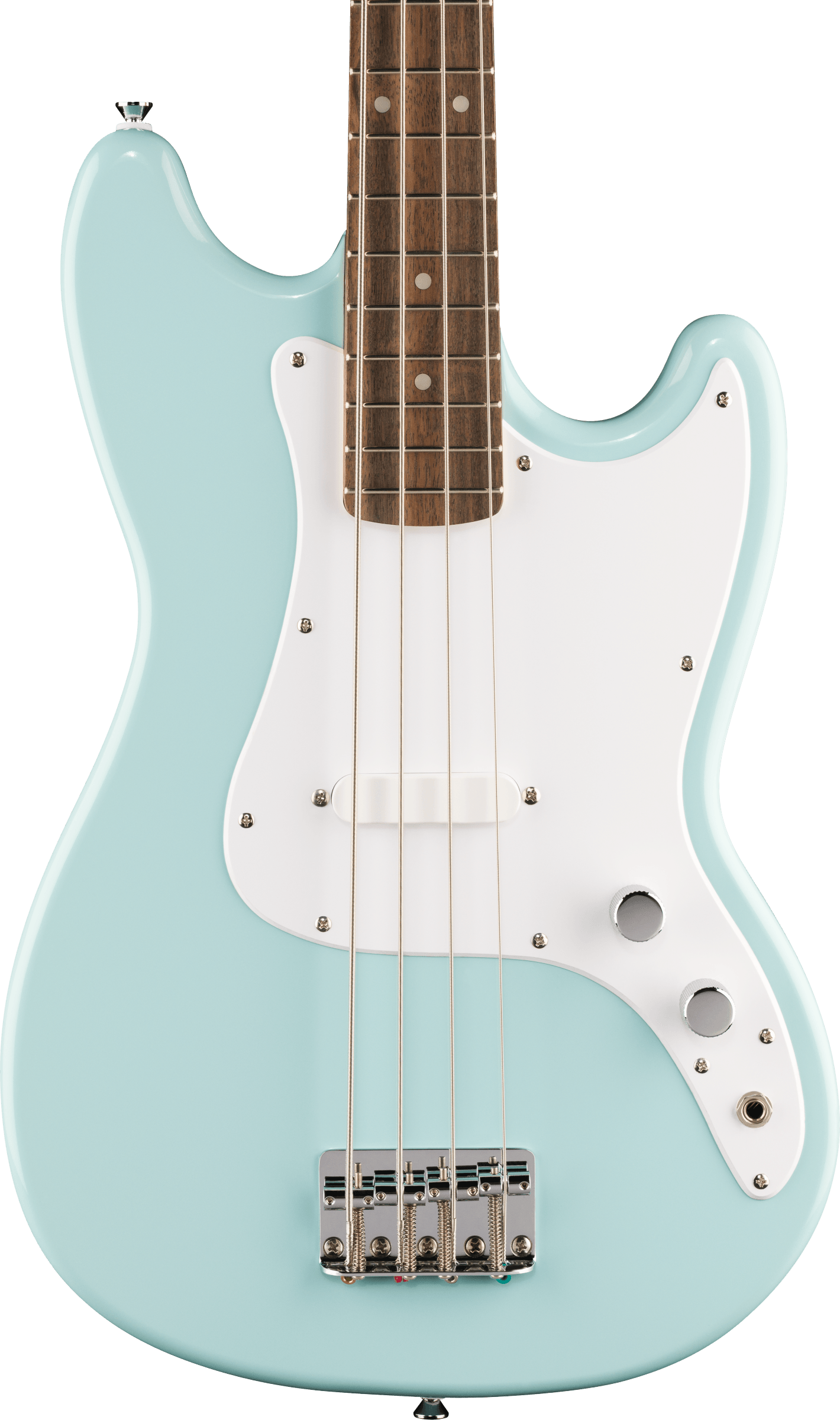 Image of Squier Sonic® Bronco™ Bass, Laurel Fingerboard, White Pickguard, Daphne Blue