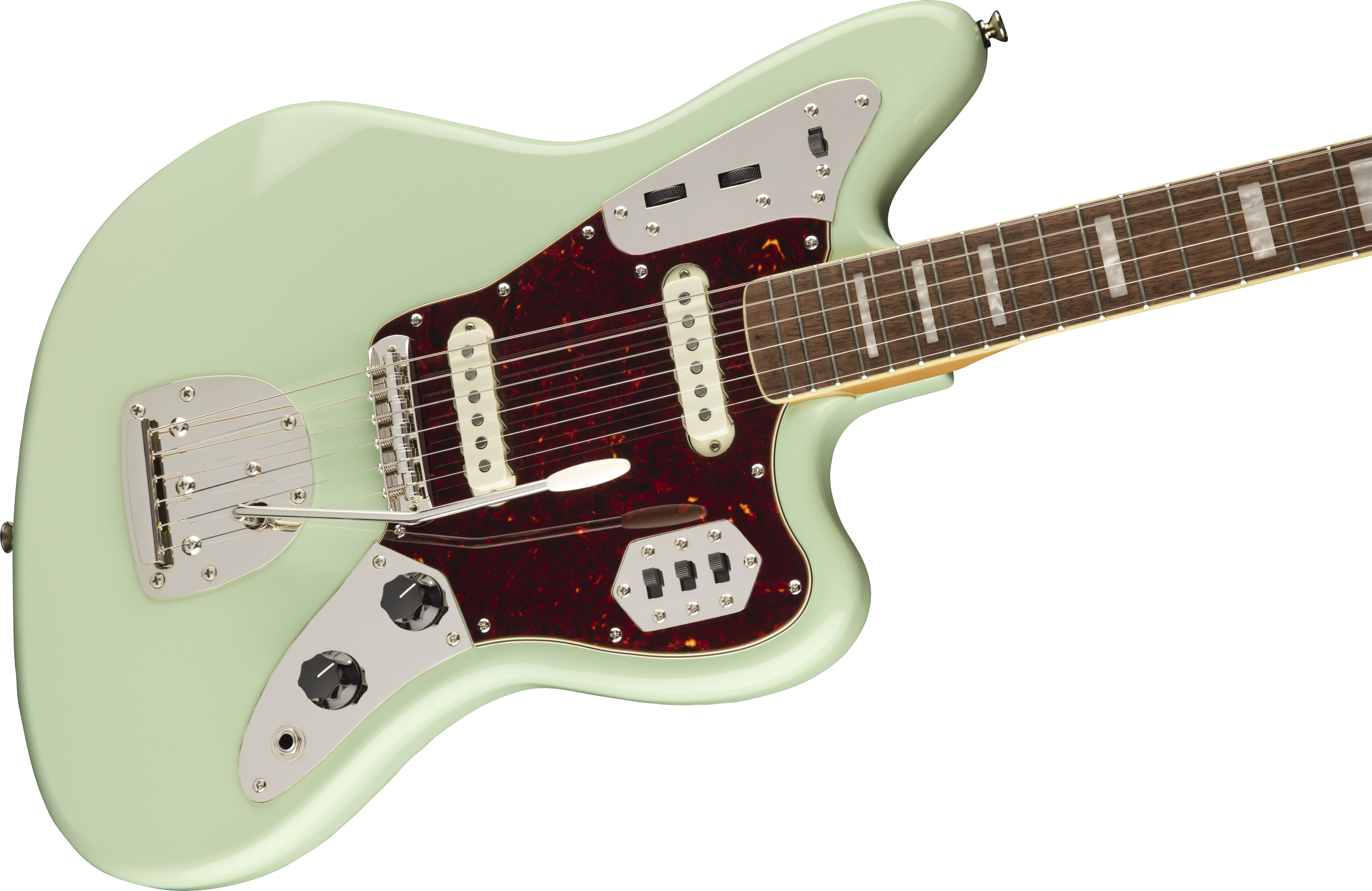 Image of FENDER Classic Vibe '70s Jaguar®, Laurel Fingerboard, Surf Green