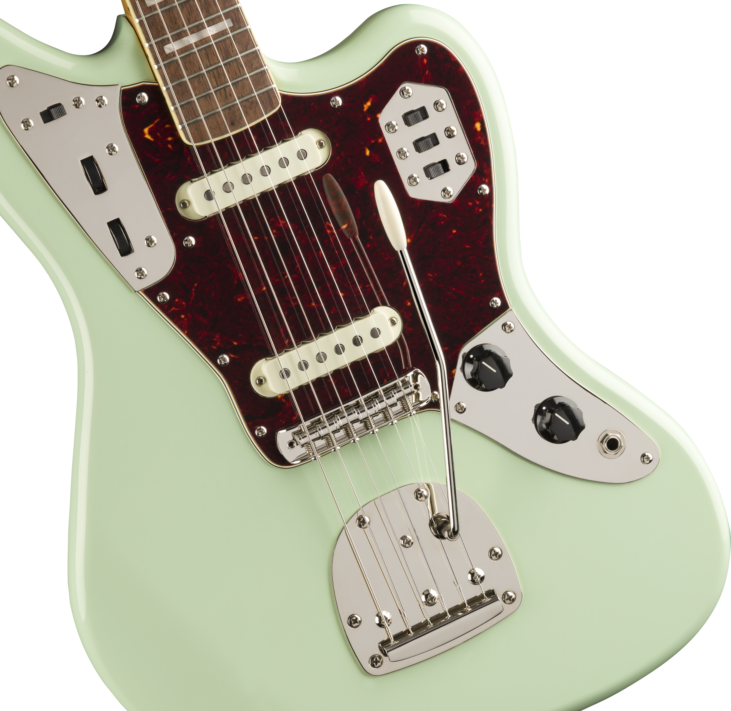 Image of FENDER Classic Vibe '70s Jaguar®, Laurel Fingerboard, Surf Green