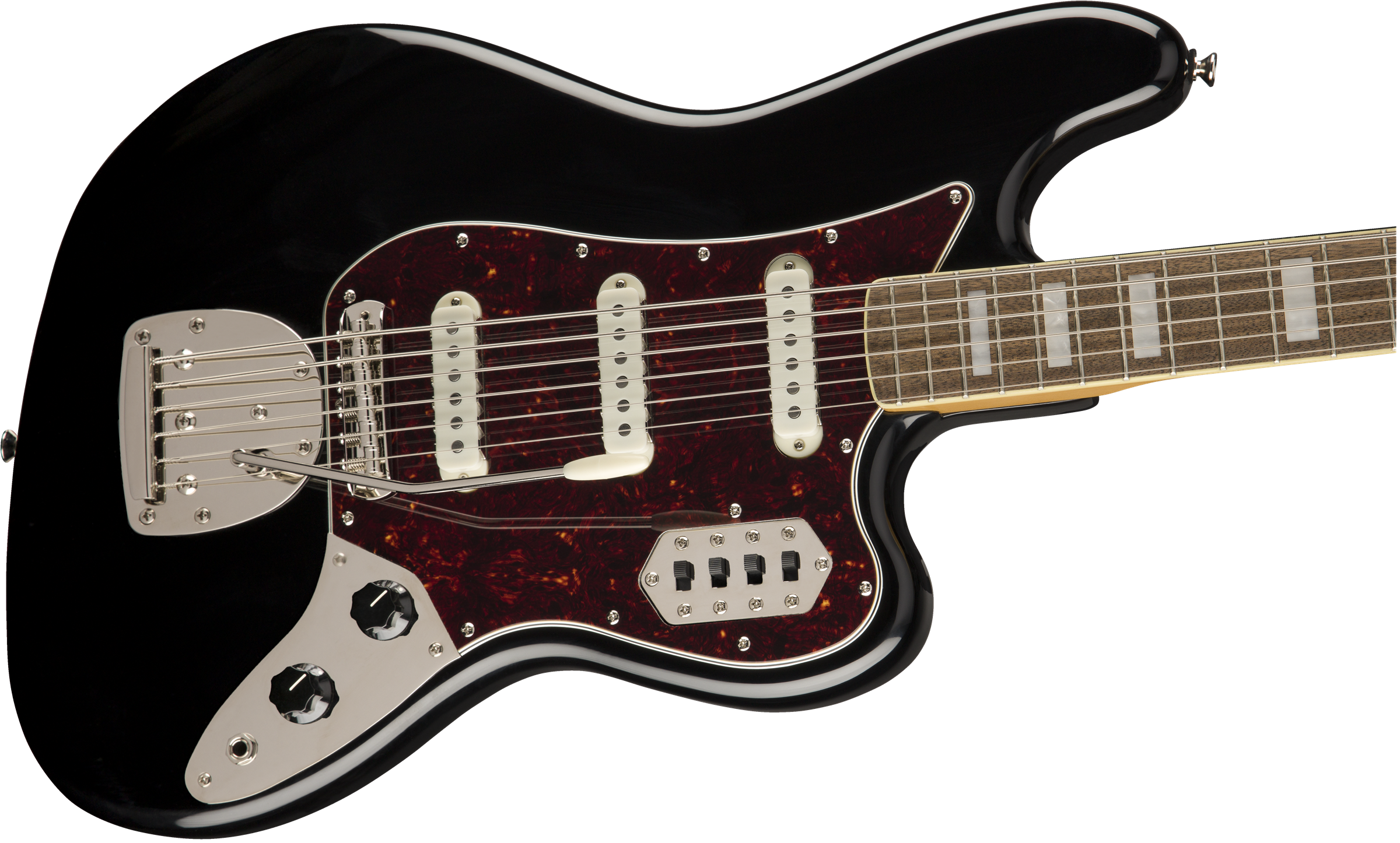 Image of Squier Classic Vibe Bass VI Laurel Fingerboard Black