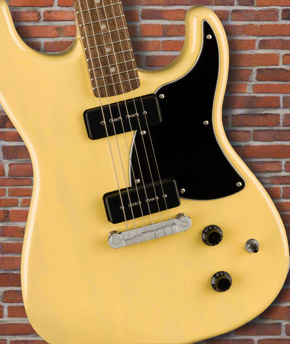 Image of Fender Paranormal Strat-O-Sonic, Laurel Fingerboard, Black Pickguard, Vintage Blonde