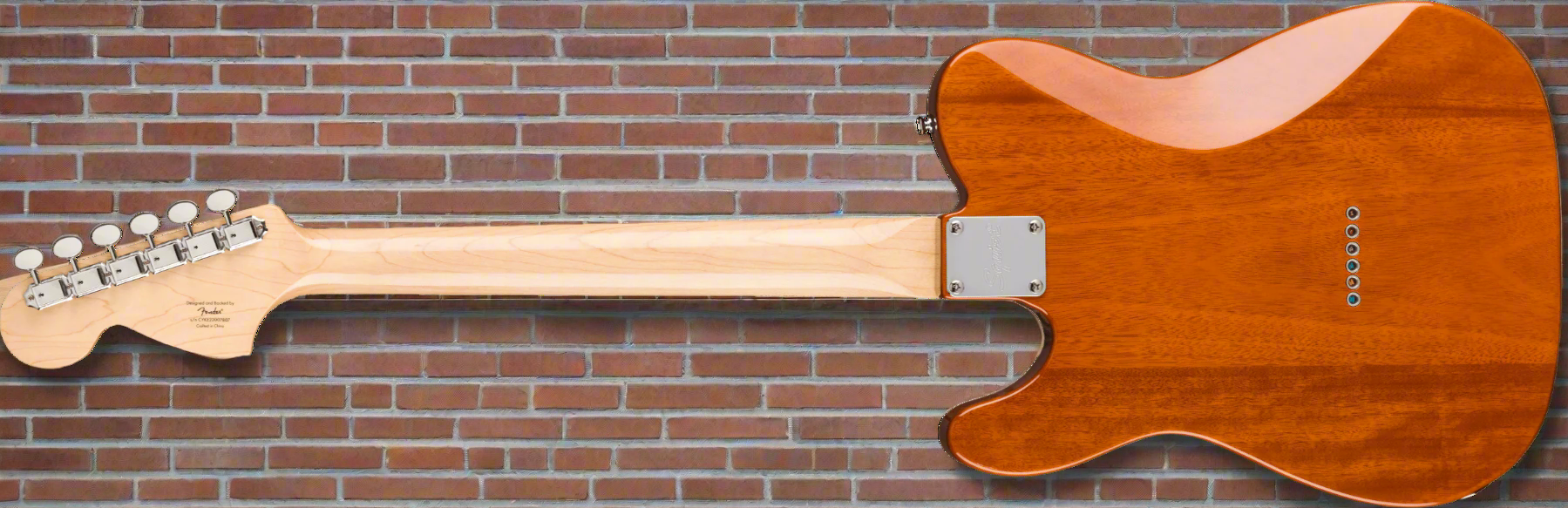 Image of FENDER Paranormal Esquire® Deluxe, Maple Fingerboard, Black Pickguard, Mocha