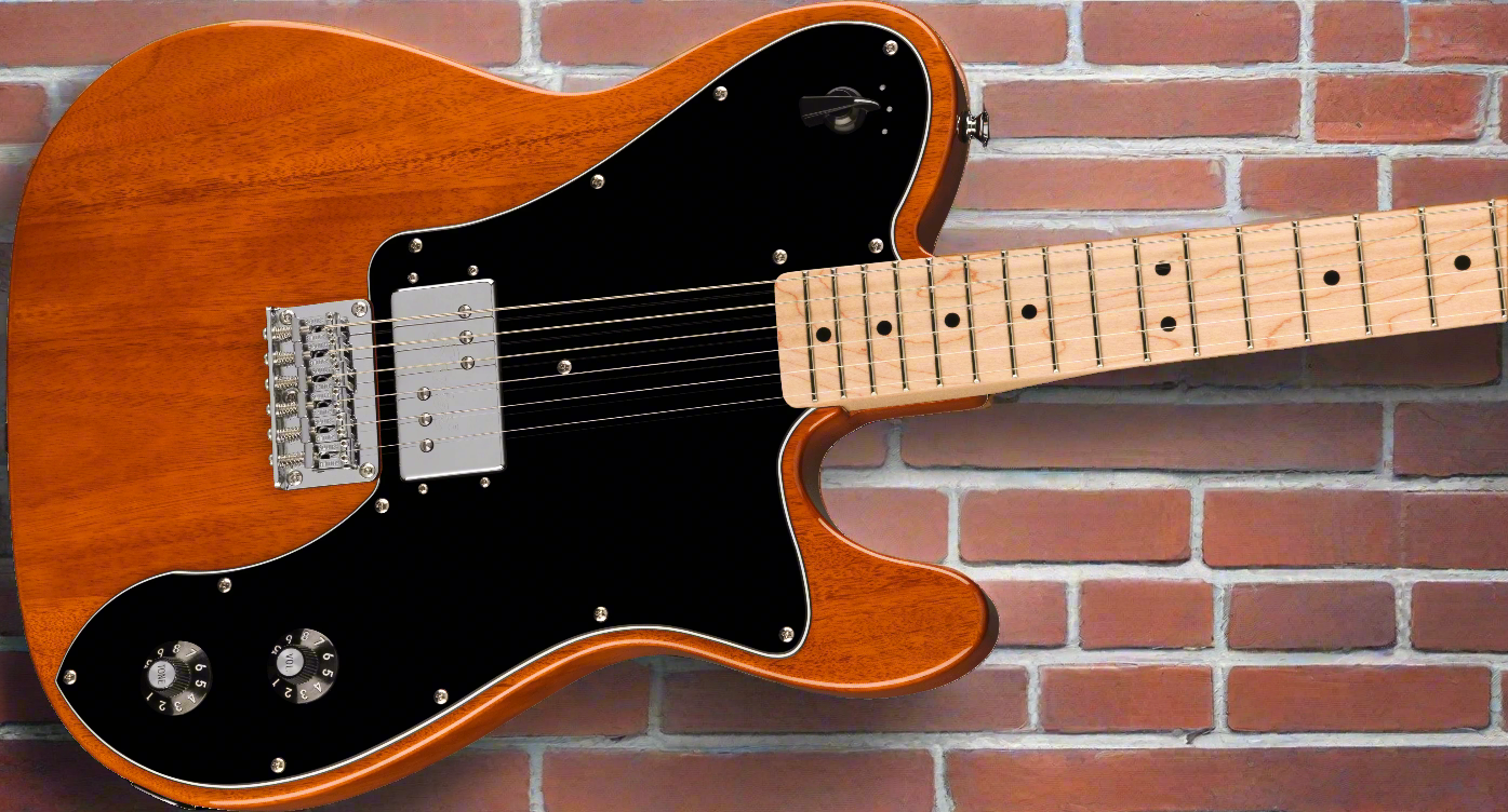 Image of FENDER Paranormal Esquire® Deluxe, Maple Fingerboard, Black Pickguard, Mocha