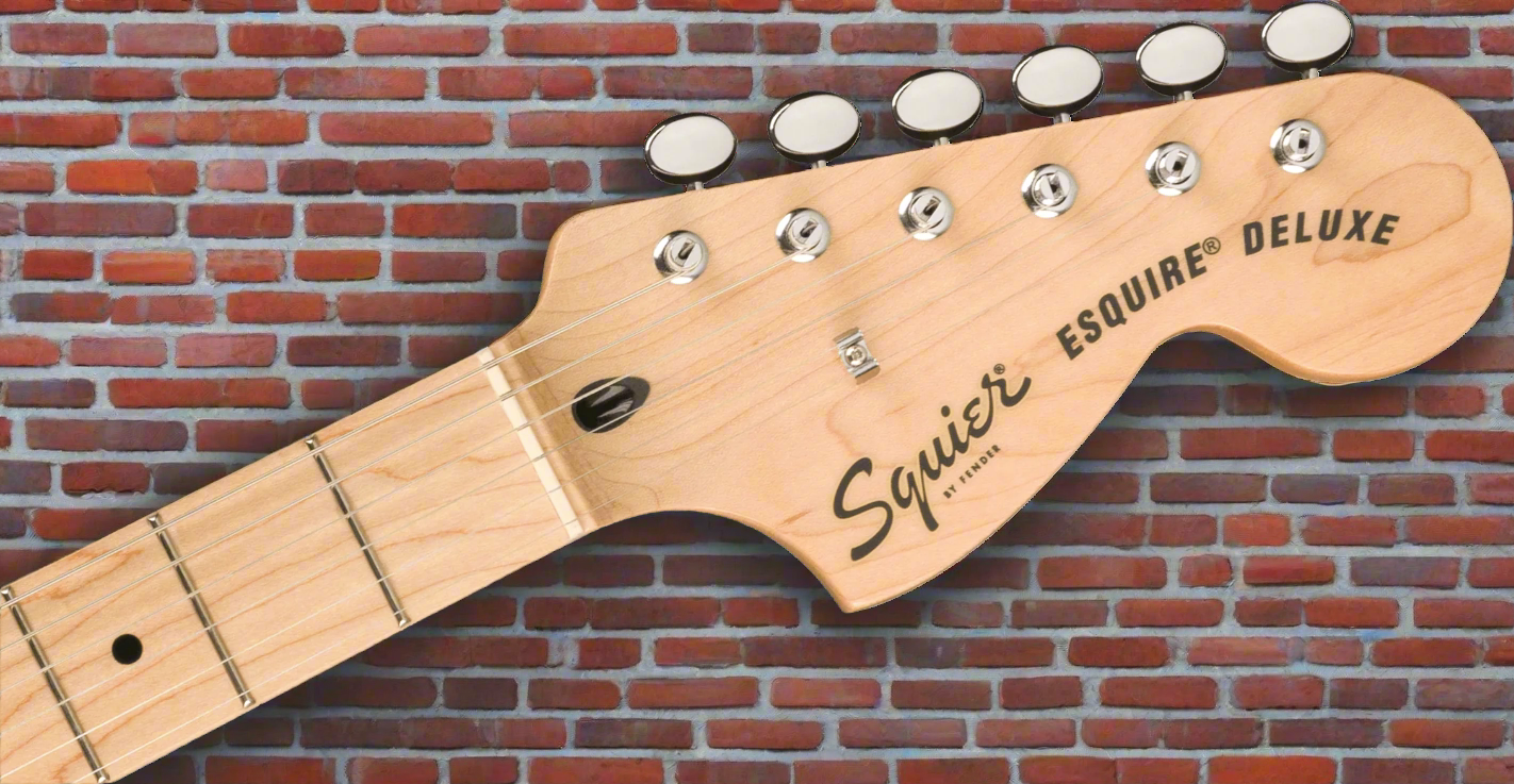 Image of FENDER Paranormal Esquire® Deluxe, Maple Fingerboard, Black Pickguard, Mocha