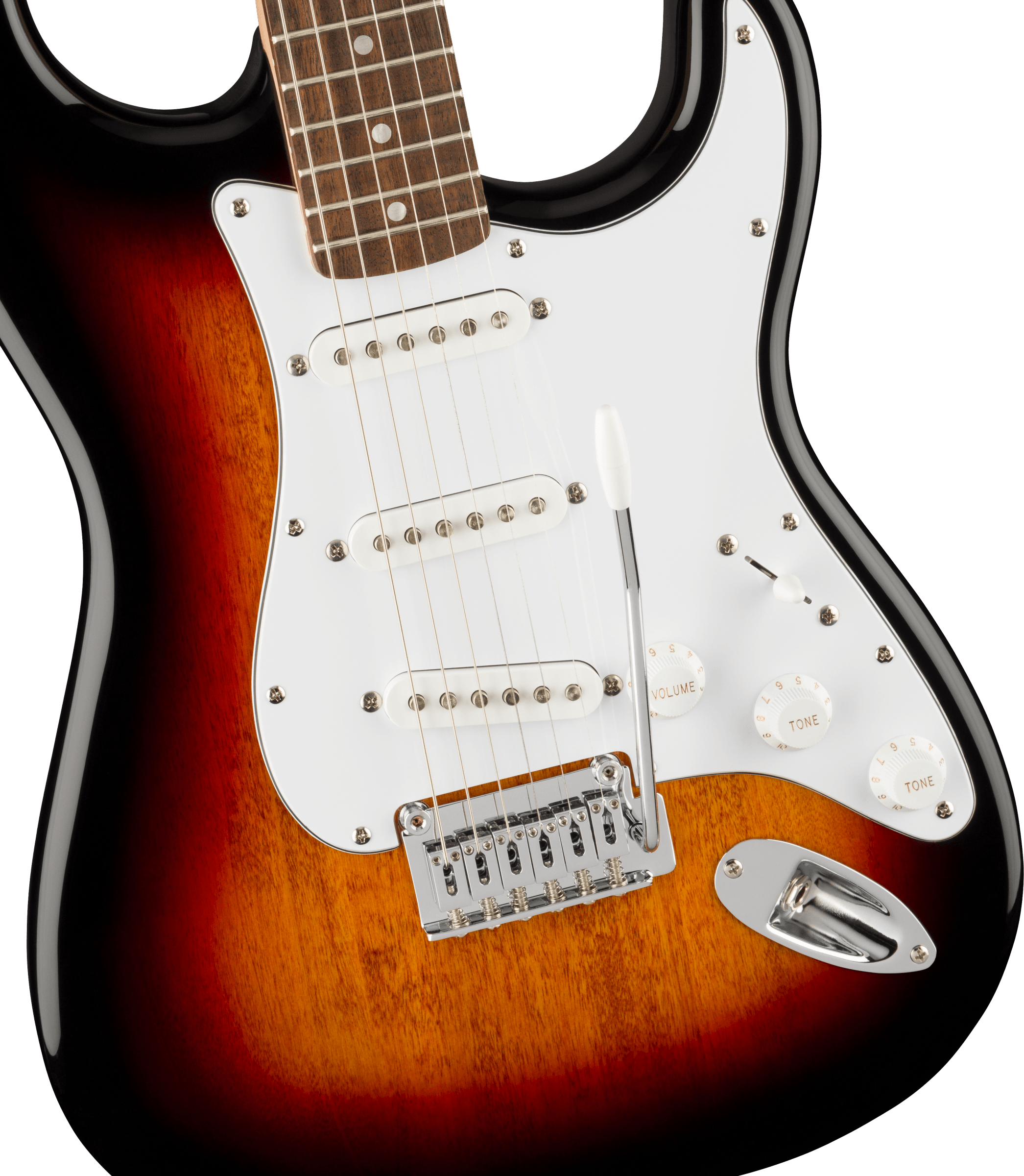 Image of Squier Affinity Series™ Stratocaster®, Laurel Fingerboard, White Pickguard, 3-Color Sunburst
