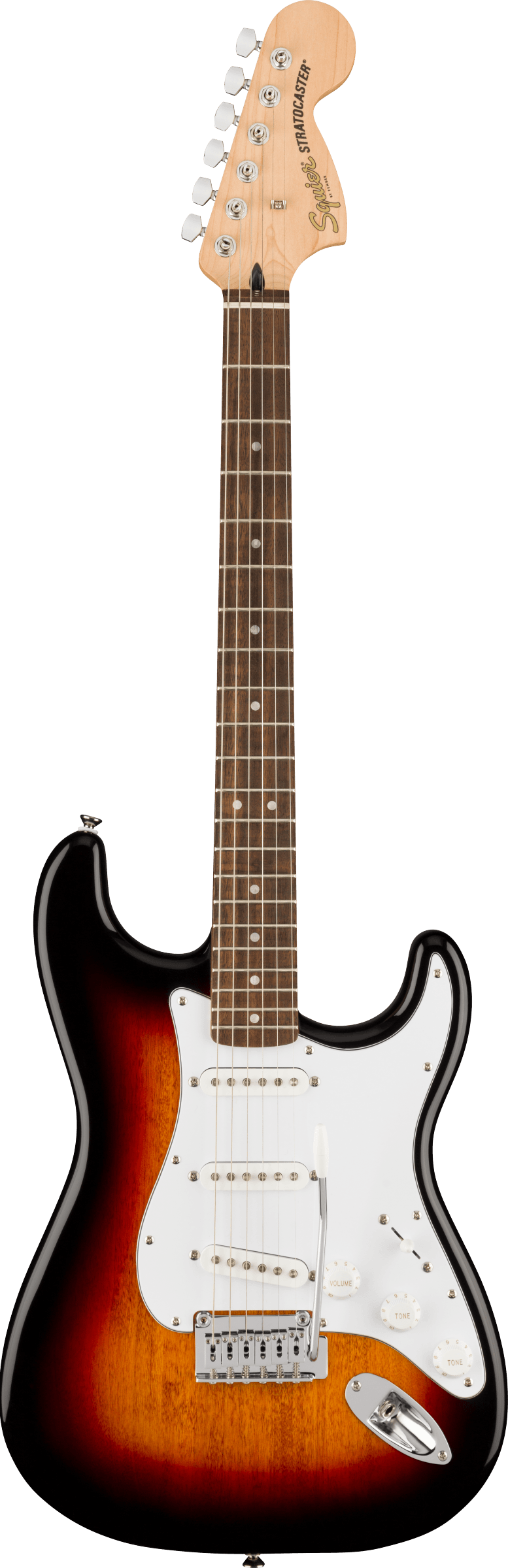 Image of Squier Affinity Series™ Stratocaster®, Laurel Fingerboard, White Pickguard, 3-Color Sunburst
