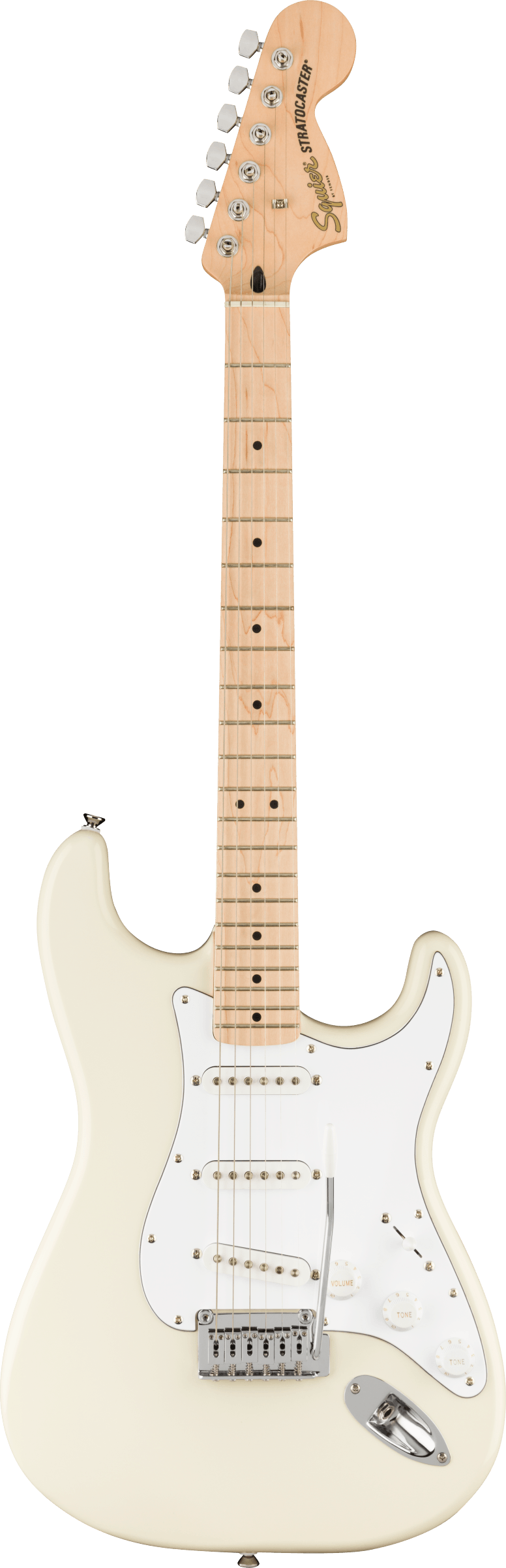 Image of Squier Affinity Series™ Stratocaster® Maple Fingerboard, White Pickguard, Olympic White