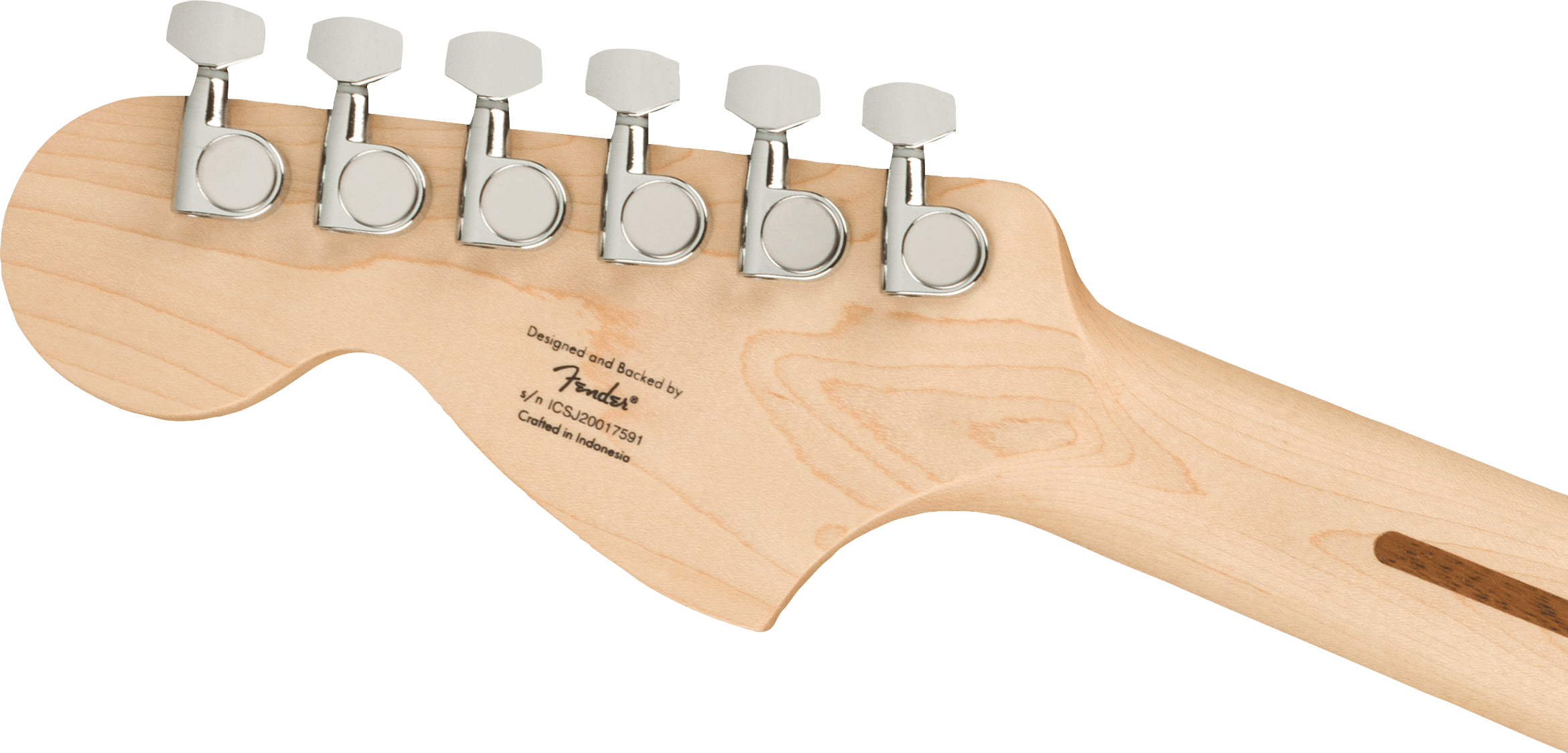 FENDER Affinity Series™ Stratocaster®, Maple Fingerboard, White Pickguard, Black