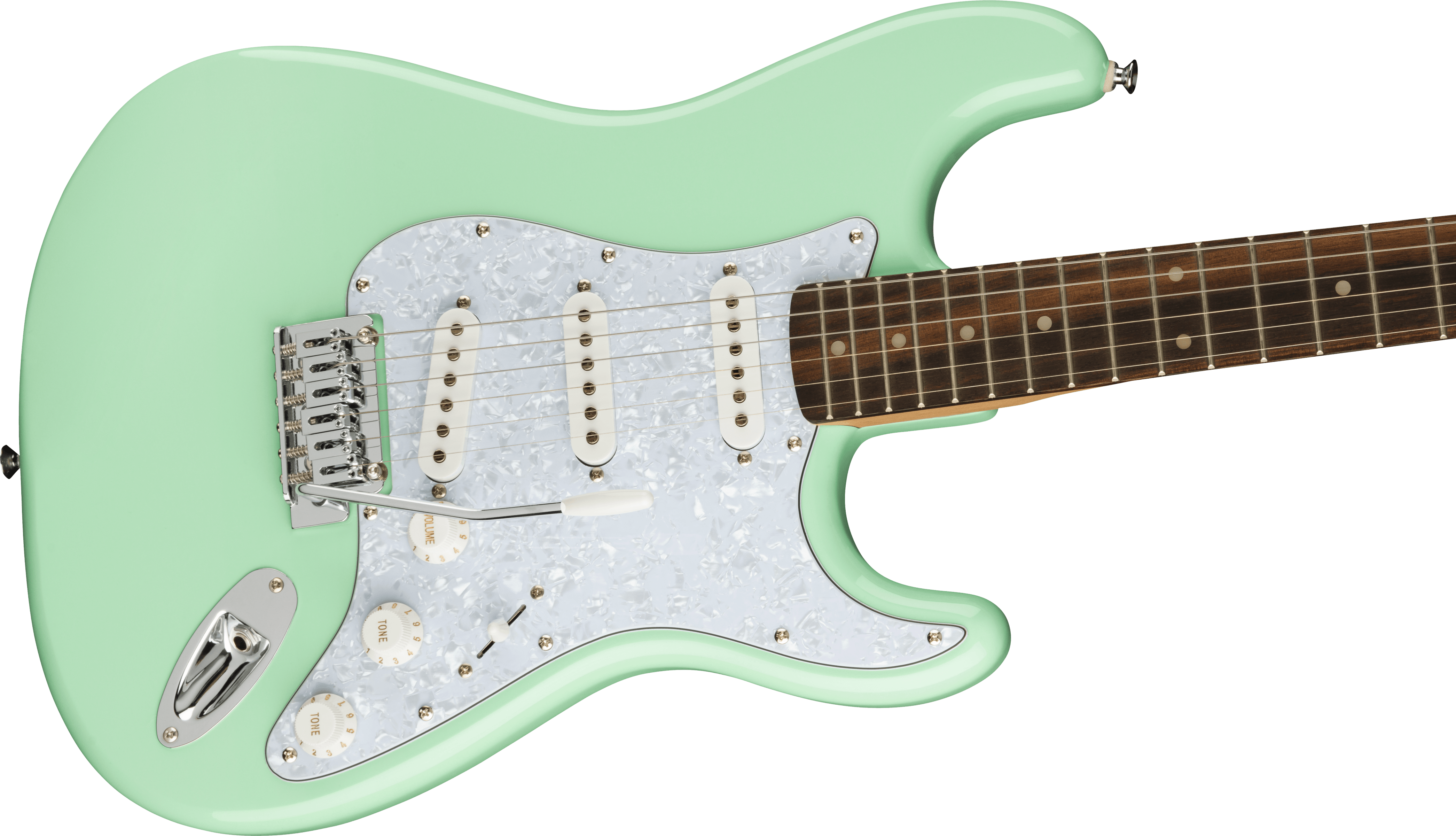 Image of FENDER FSR Affinity Series™ Stratocaster®, Laurel Fingerboard, White Pickguard, Surf Green