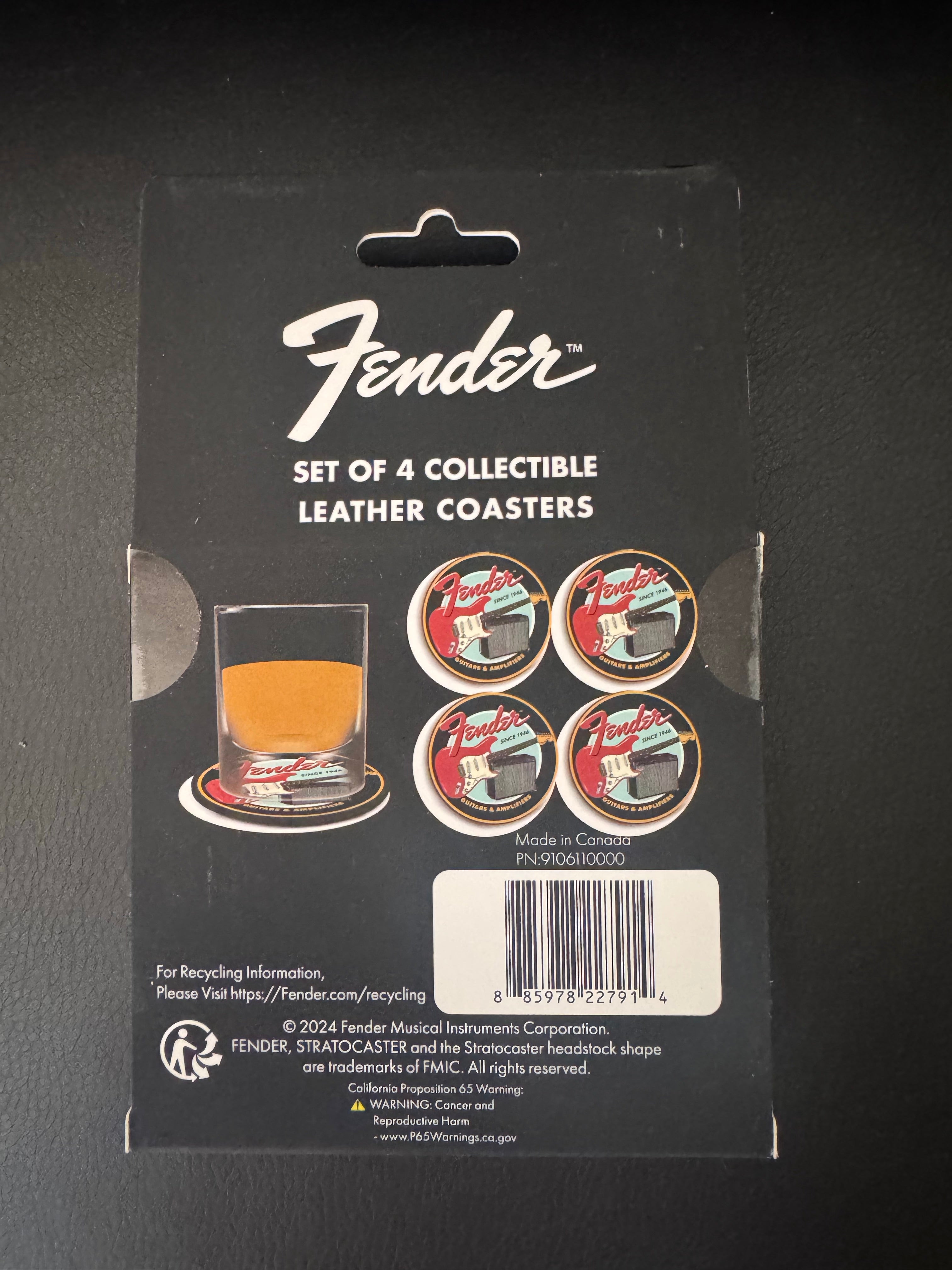Image of Fender™ 1946 Guitars & Amps Coaster Set