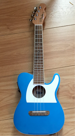 Image of Fender Fullerton Tele Ukulele blue