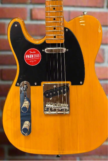 Image of Squier Classic Vibe '50s Telecaster® Left-Handed, Maple Fingerboard, Butterscotch Blonde