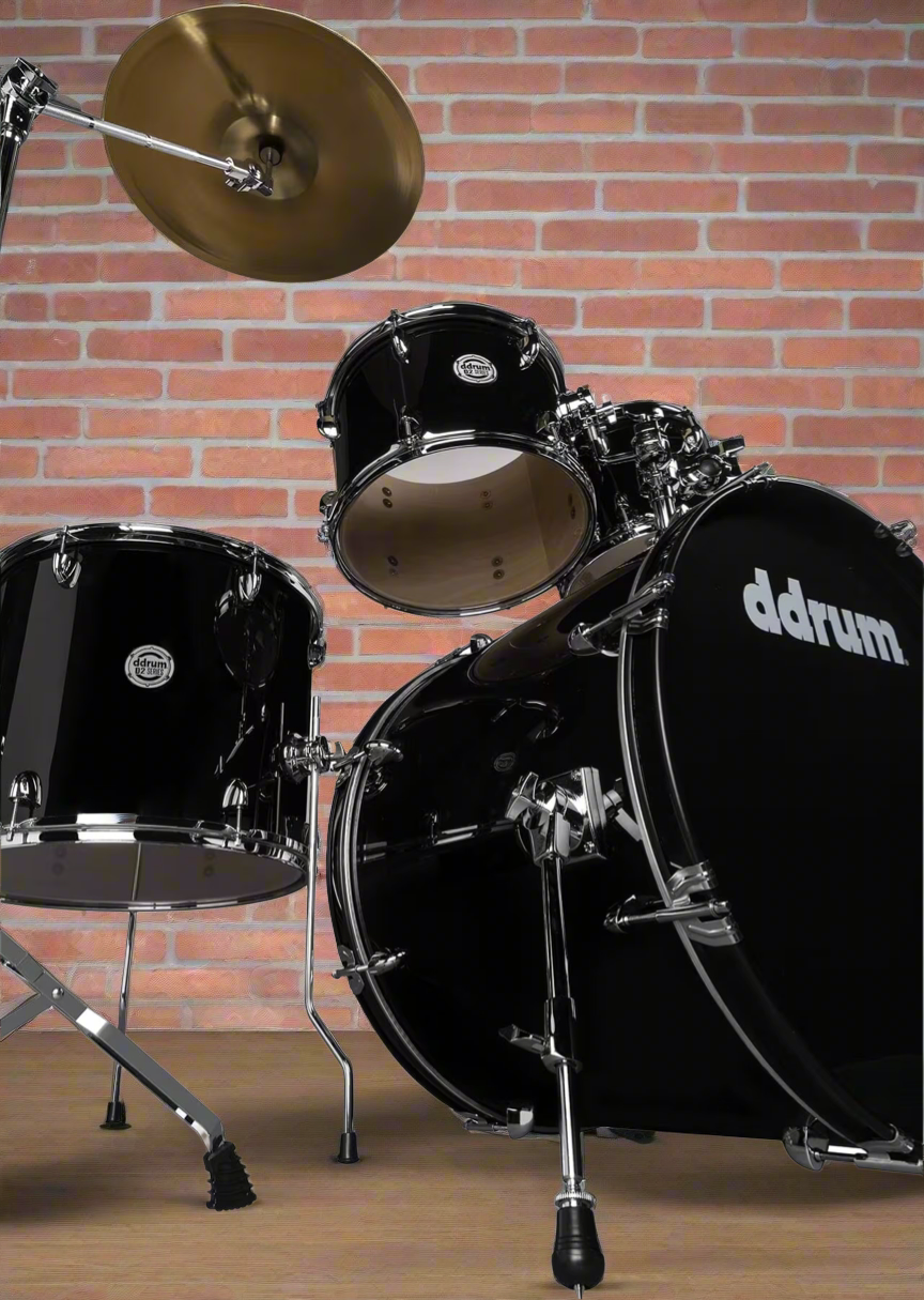 Image of Ddrum~D2 5-piece drum set w/cymbals~Midnight Black