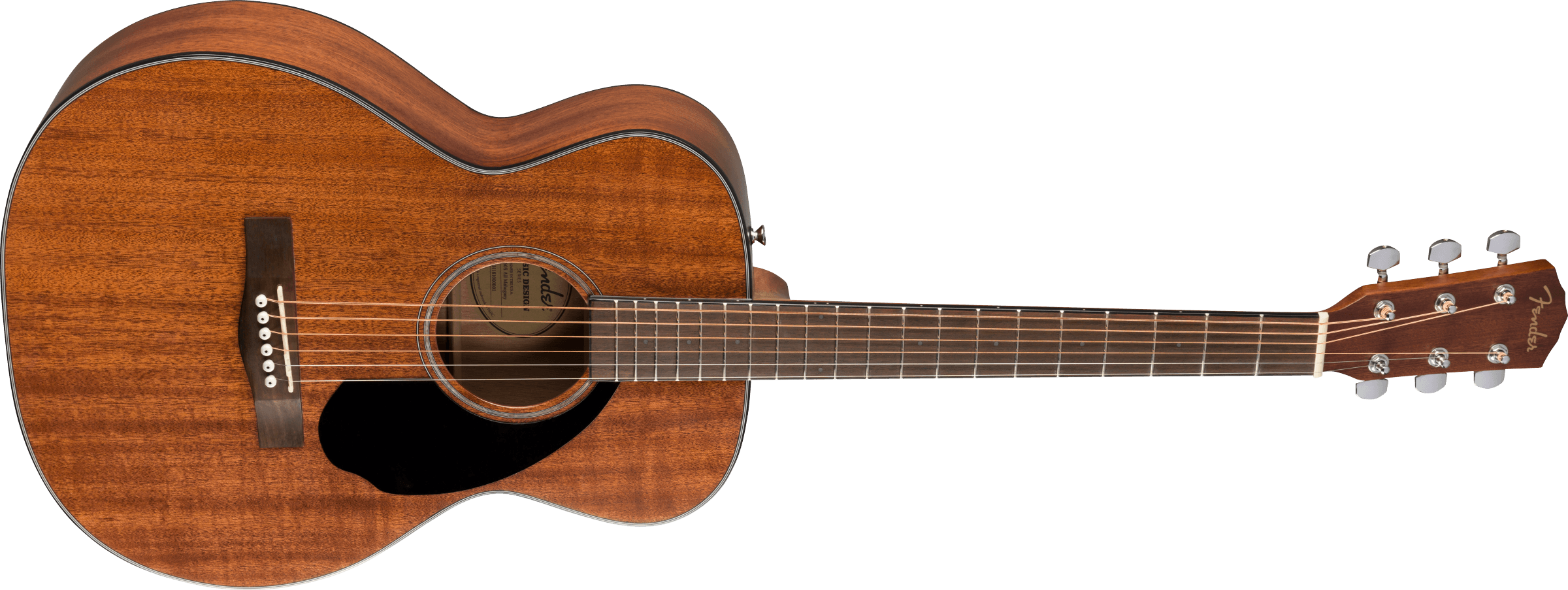 Image of Fender CC-60S All Mahogany Concert Acoustic Guitar Natural