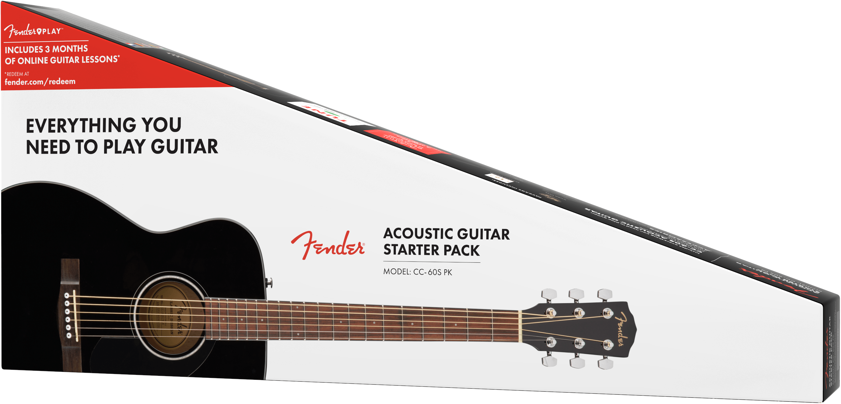 Image of FENDER CC-60s Concert Pack V2, Black