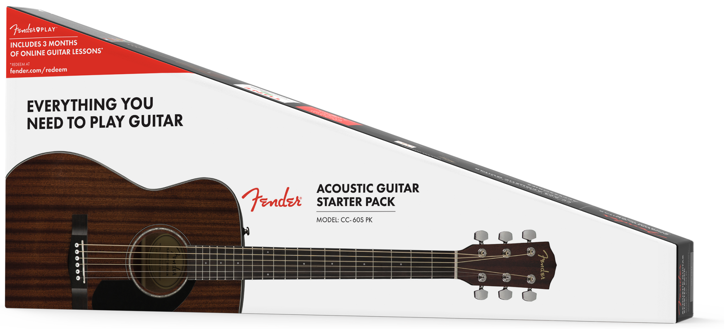 Image of FENDER CC-60S Concert Pack V2, All-Mahogany
