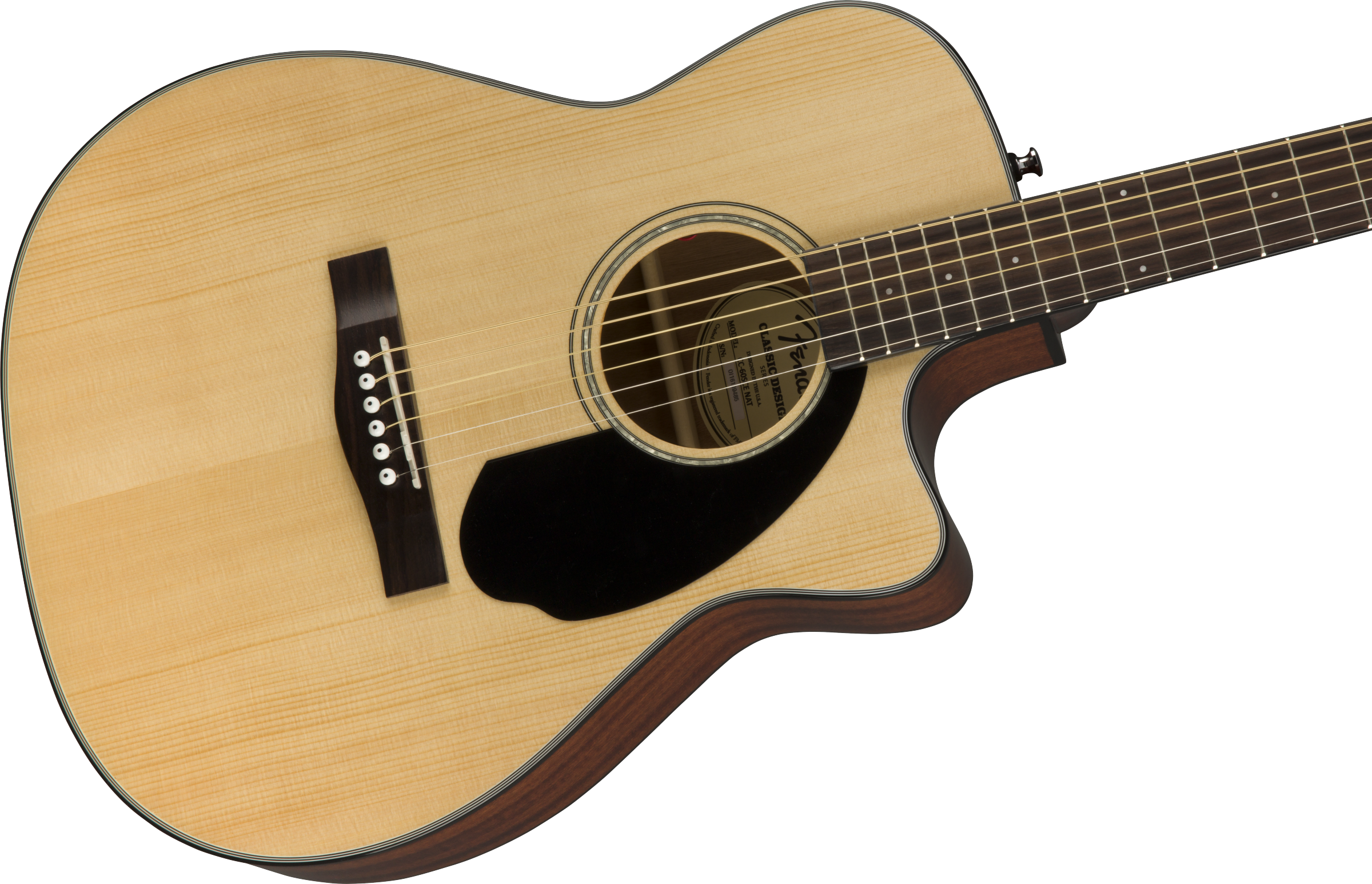 Image of FENDER CC-60SCE Concert, Walnut Fingerboard, Natural