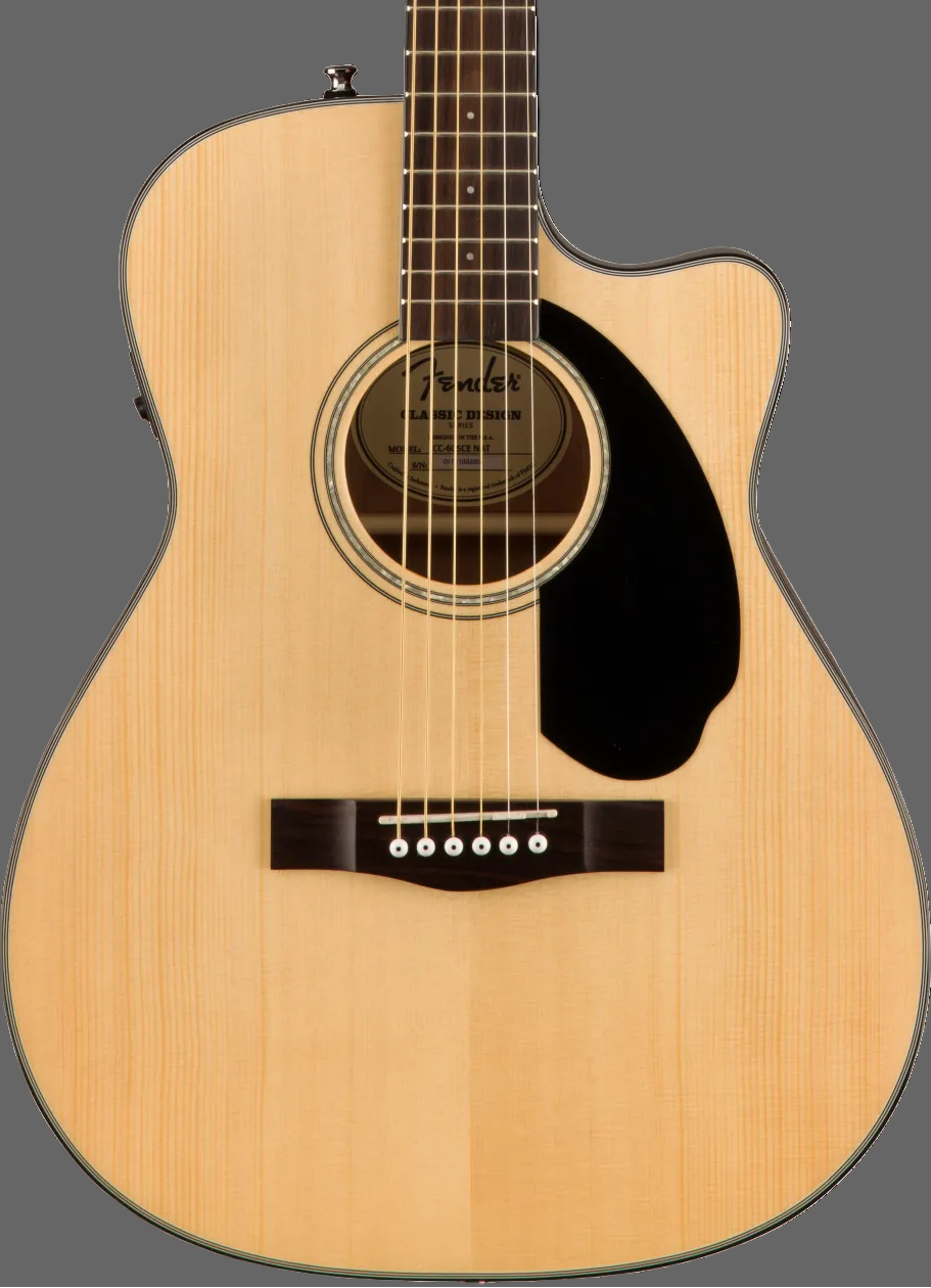 Image of FENDER CC-60SCE Concert, Walnut Fingerboard, Natural