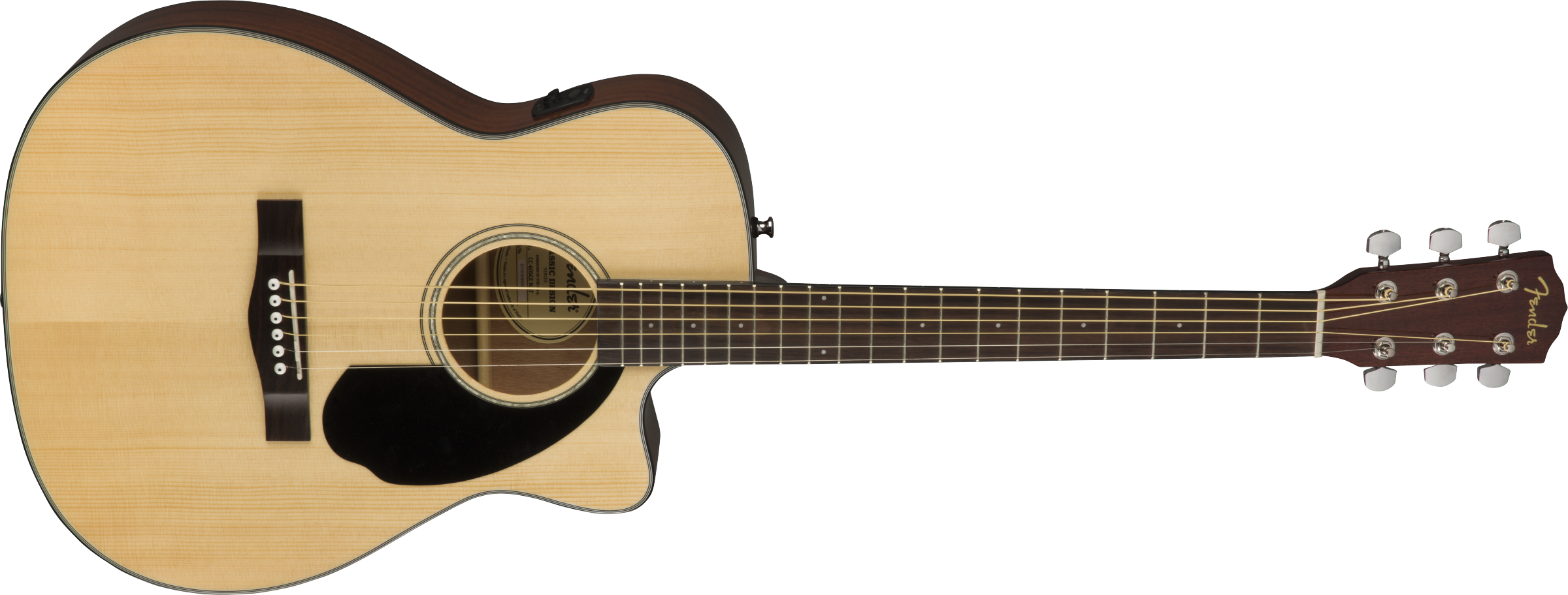 Image of FENDER CC-60SCE Concert, Walnut Fingerboard, Natural