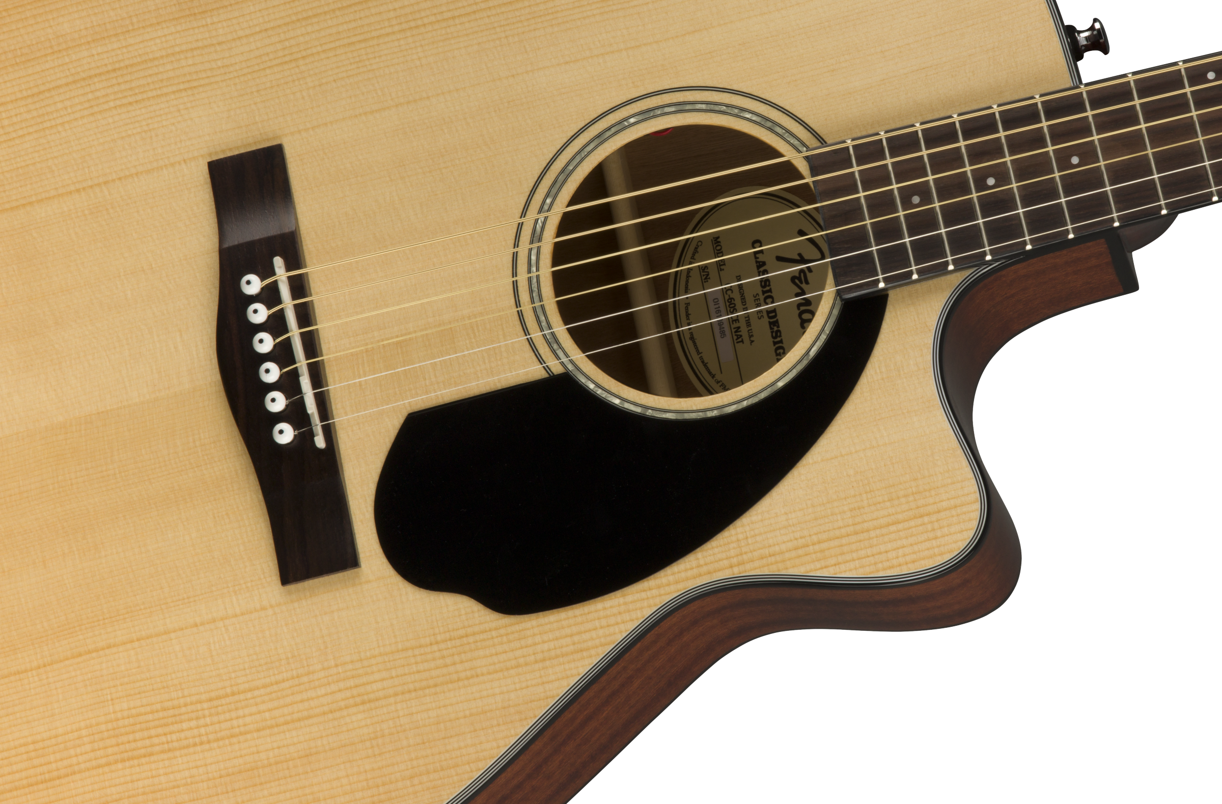 Image of FENDER CC-60SCE Concert, Walnut Fingerboard, Natural