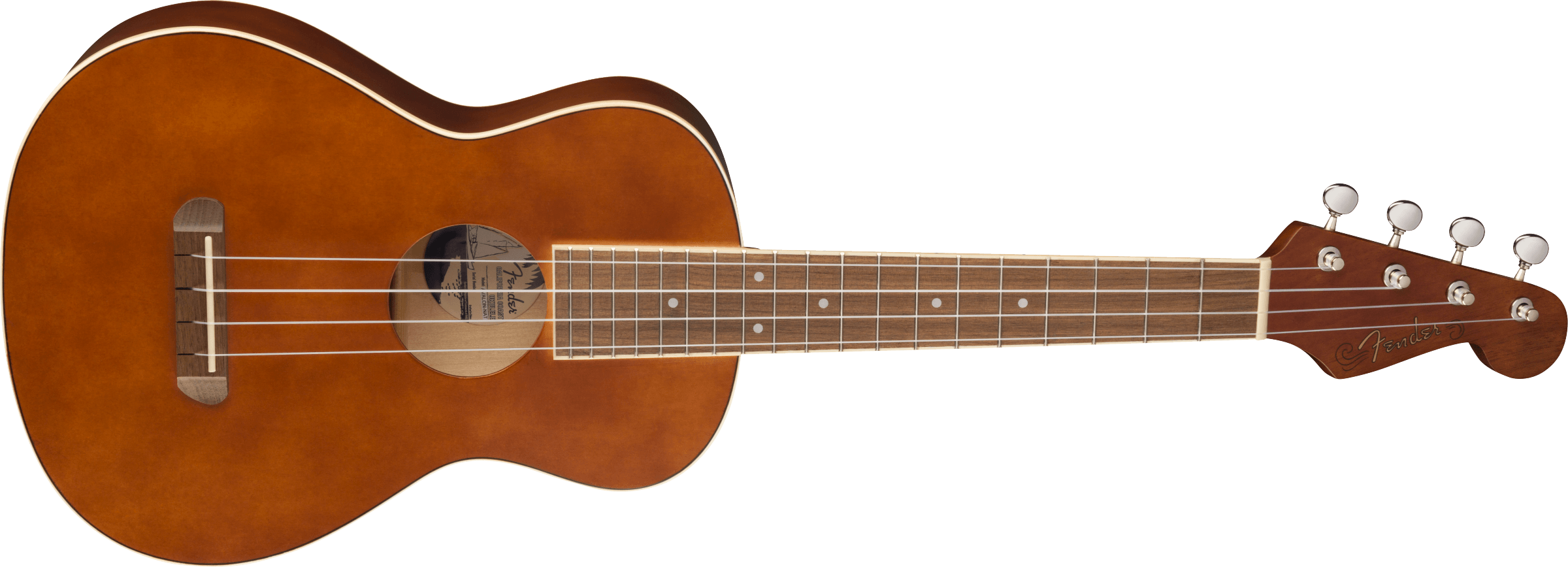 Image of Fender Avalon Tenor Ukulele - Natural with Walnut Fingerboard