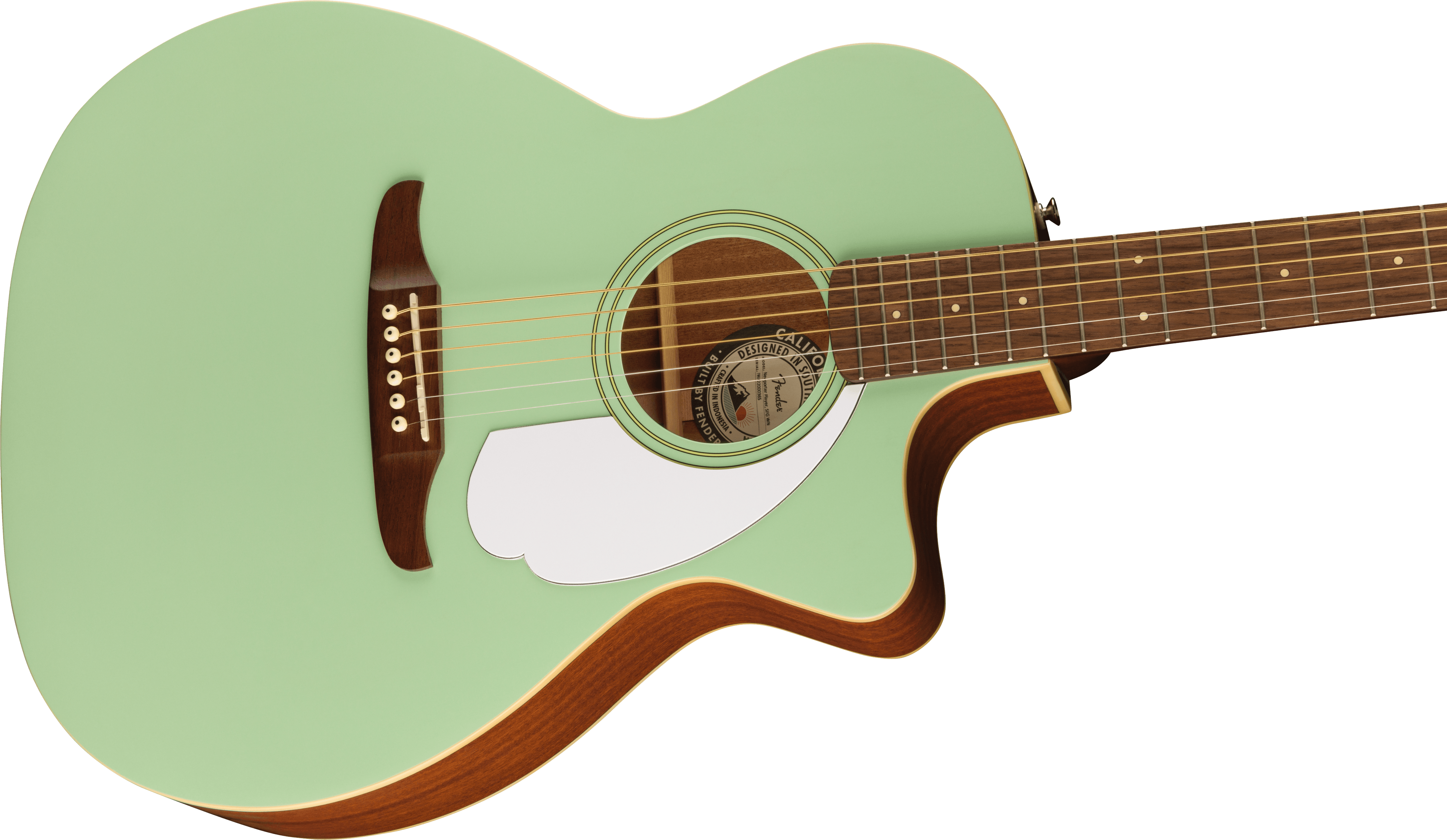 Image of FENDER Newporter Player, Walnut Fingerboard, White Pickguard, Surf Green