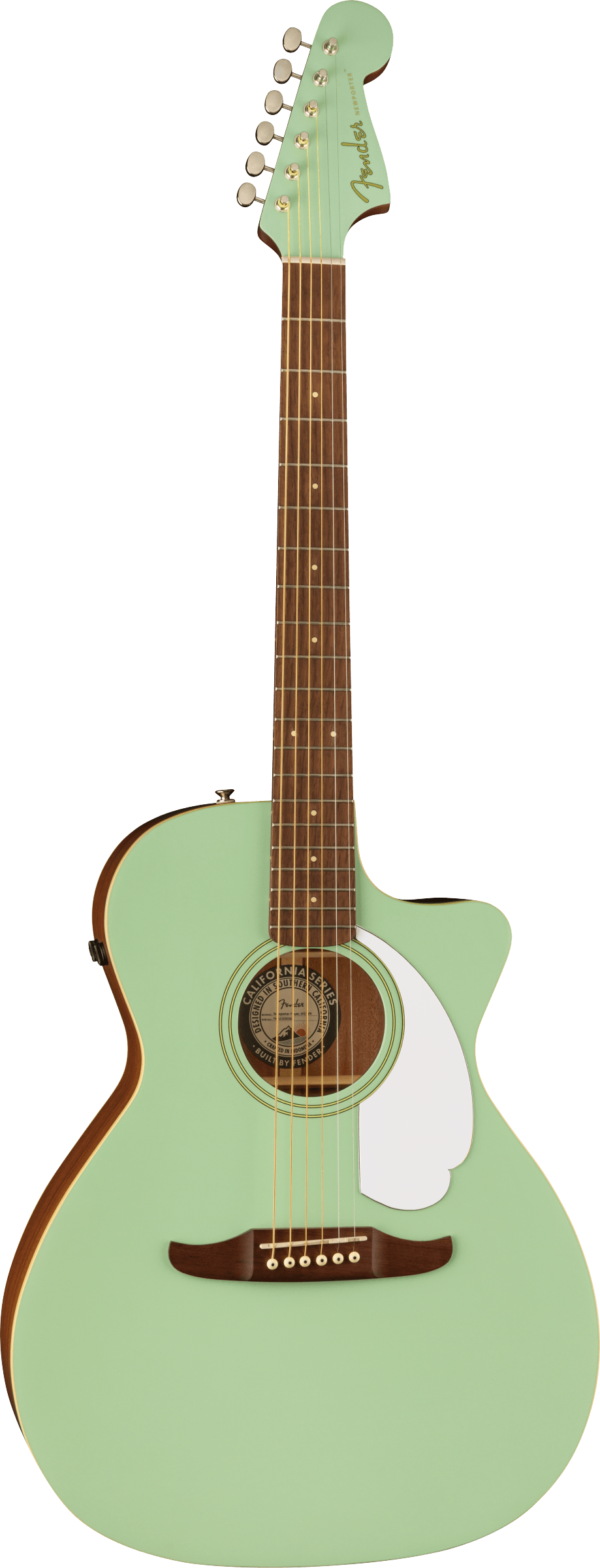 Image of FENDER Newporter Player, Walnut Fingerboard, White Pickguard, Surf Green